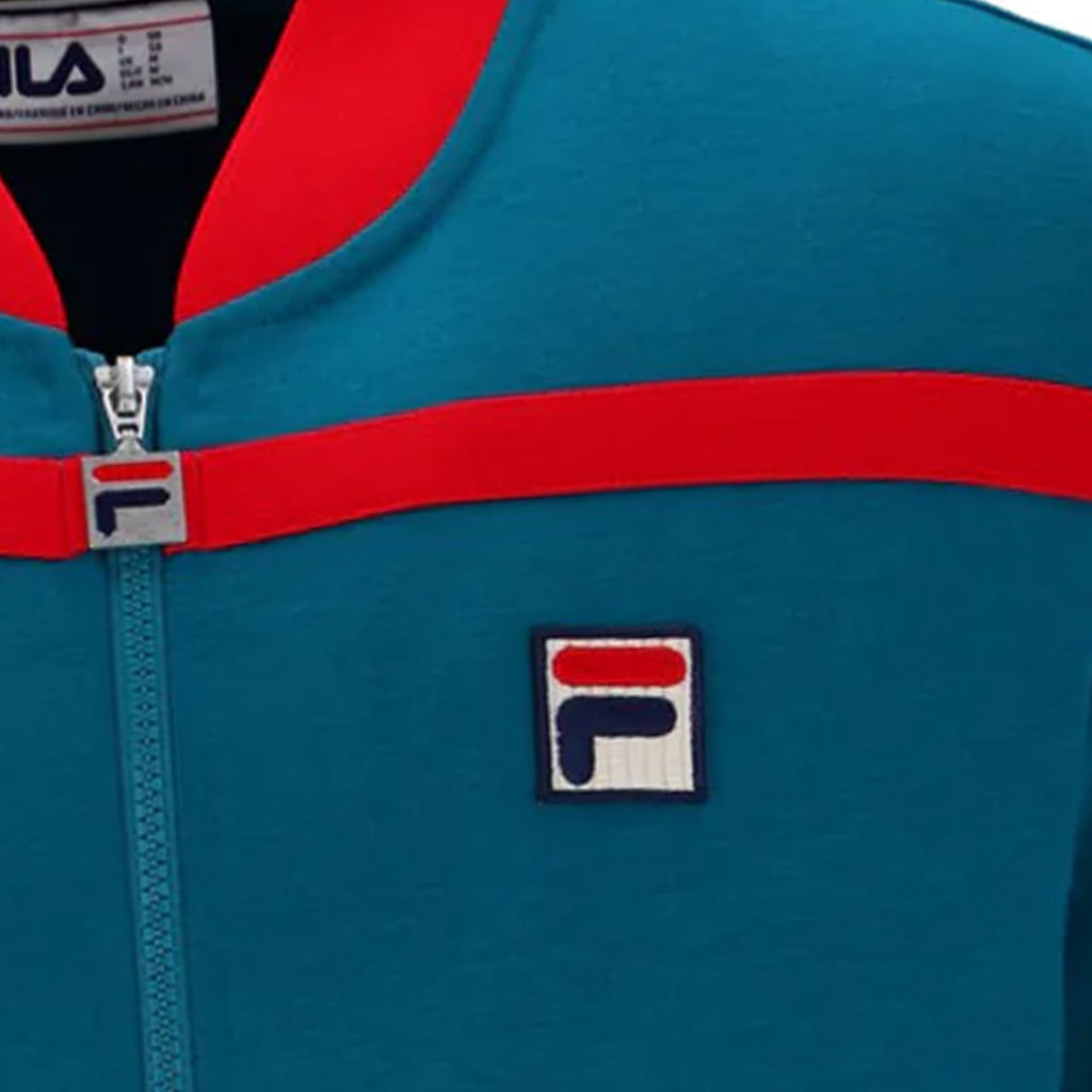 Fila Vintage Stefan Archive Cut And Sew Track Jacket - Deep Lagoon