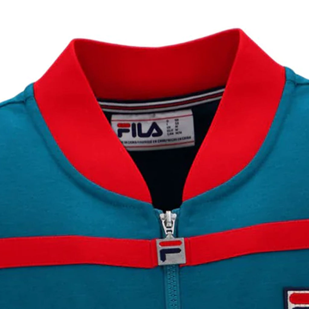 Fila Vintage Stefan Archive Cut And Sew Track Jacket - Deep Lagoon