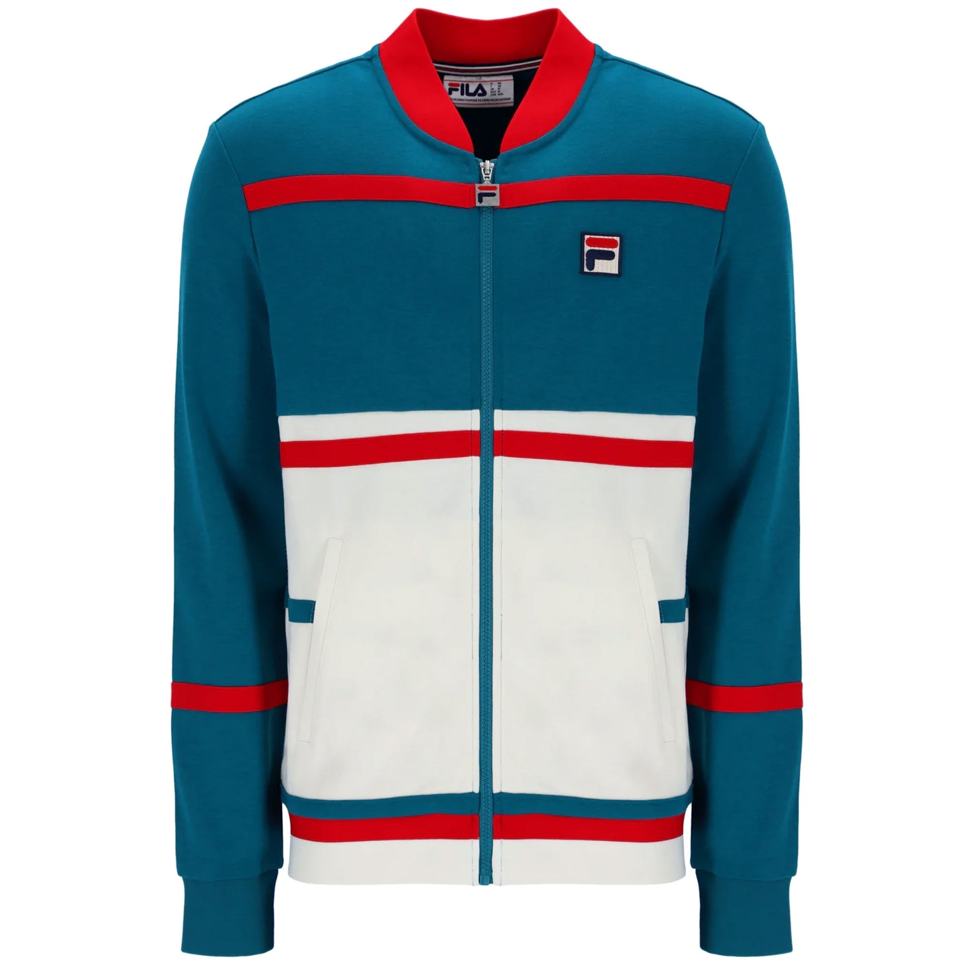 Fila Vintage Stefan Archive Cut And Sew Track Jacket - Deep Lagoon