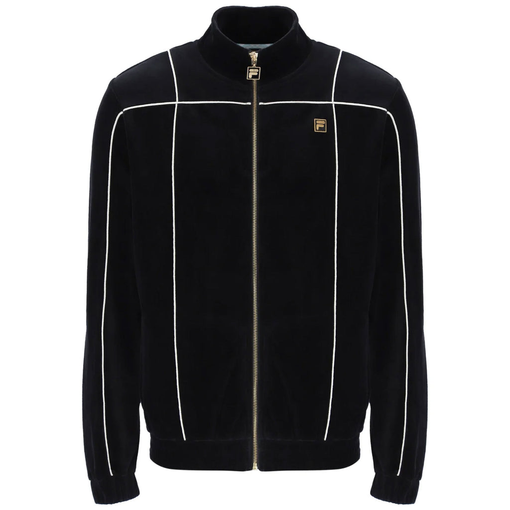 Fila Vintage Nichols Velour Track Top - Black