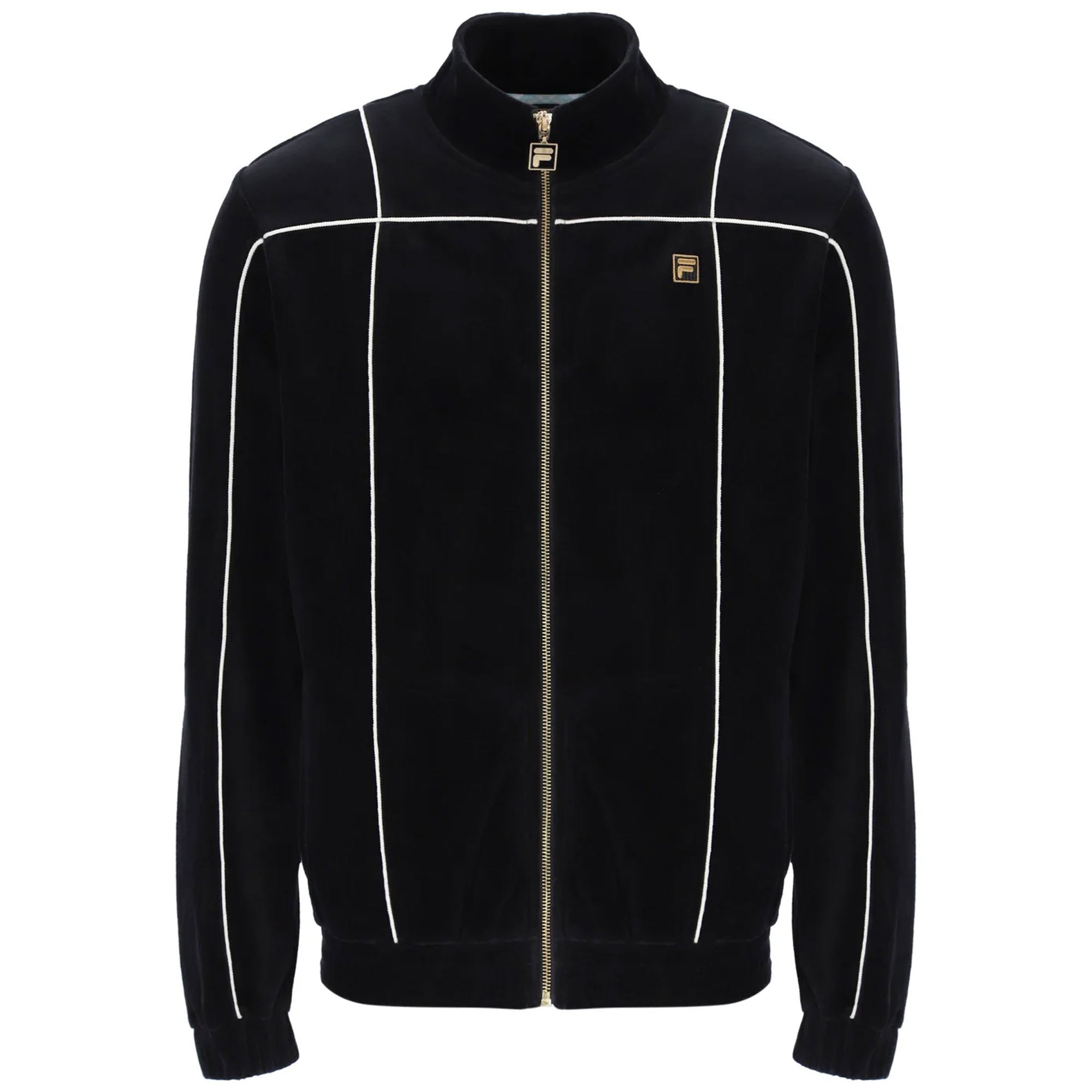 Fila Vintage Nichols Velour Track Top - Black