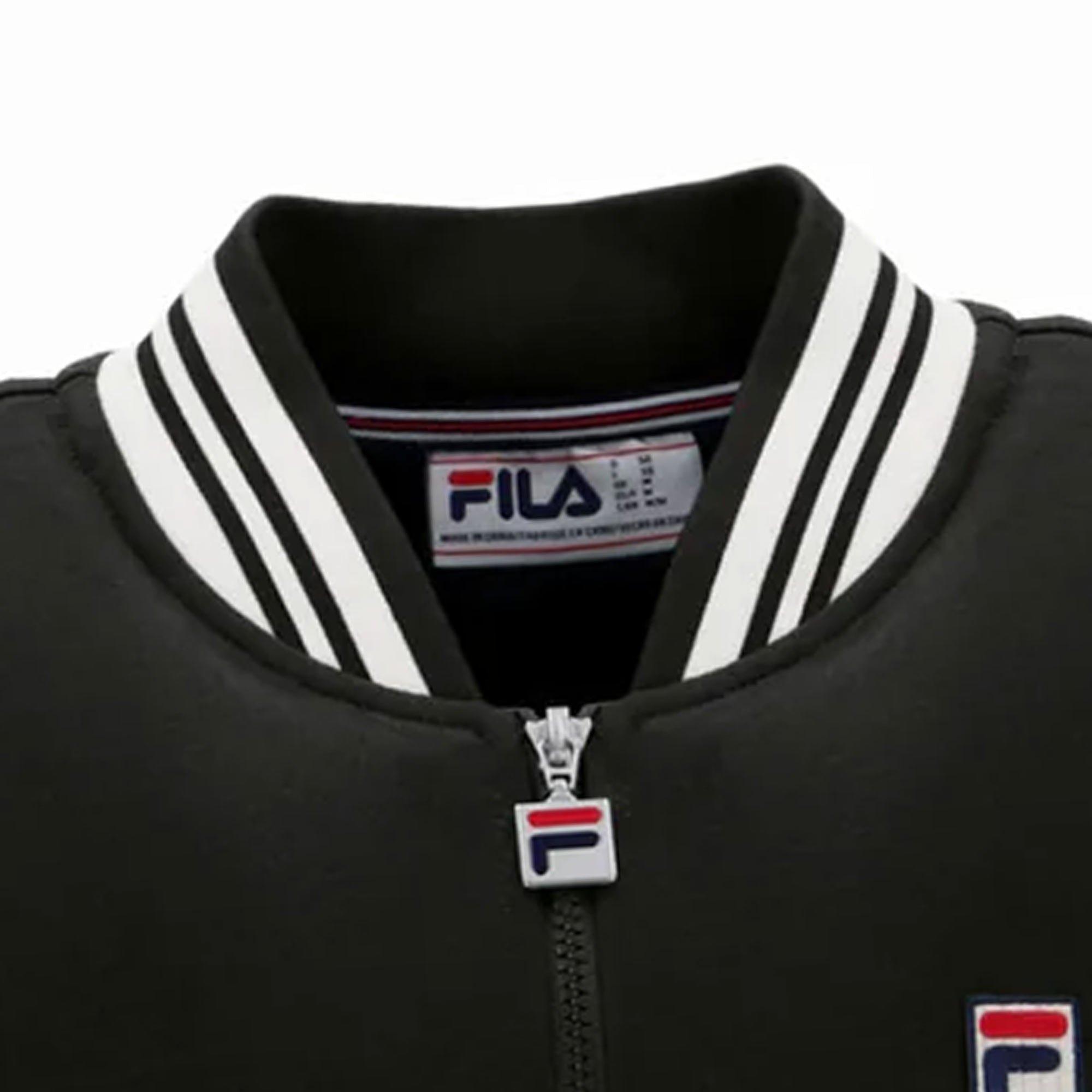 Fila Vintage Settanta Baseball Track Jacket - Black