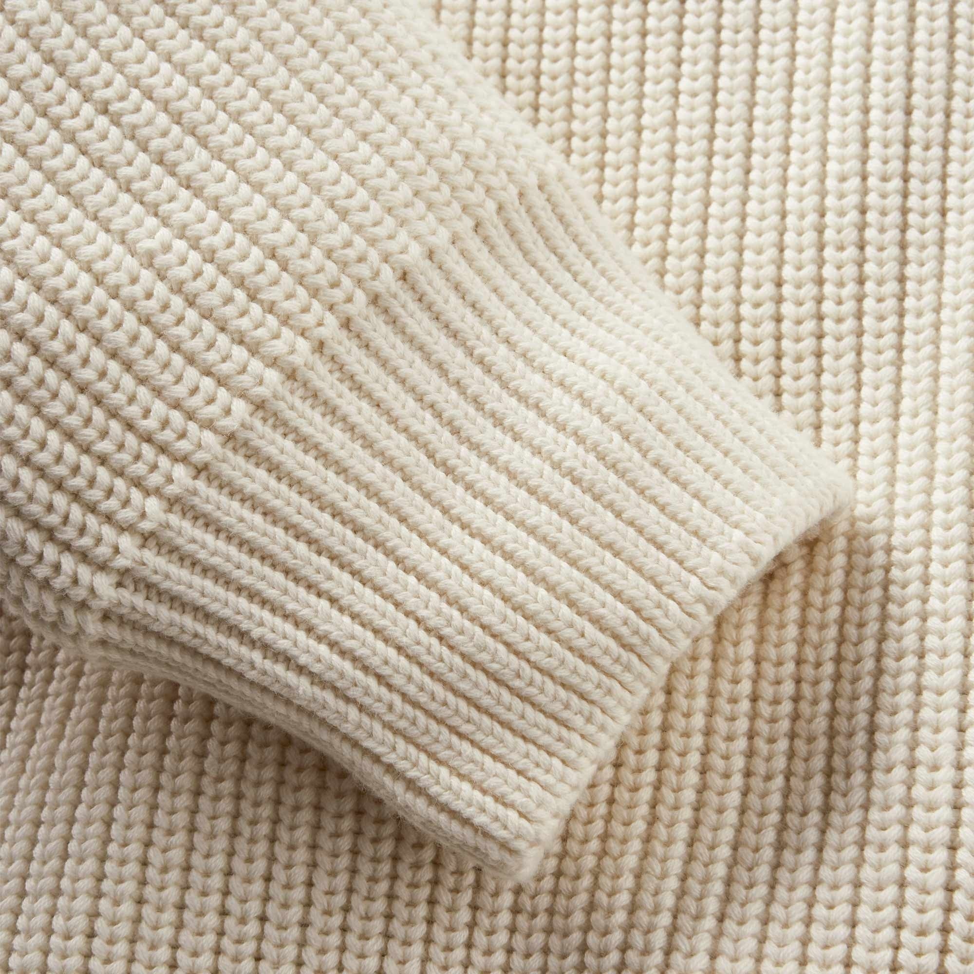 Henri Lloyd Golant Ribbed Crew - Ecru