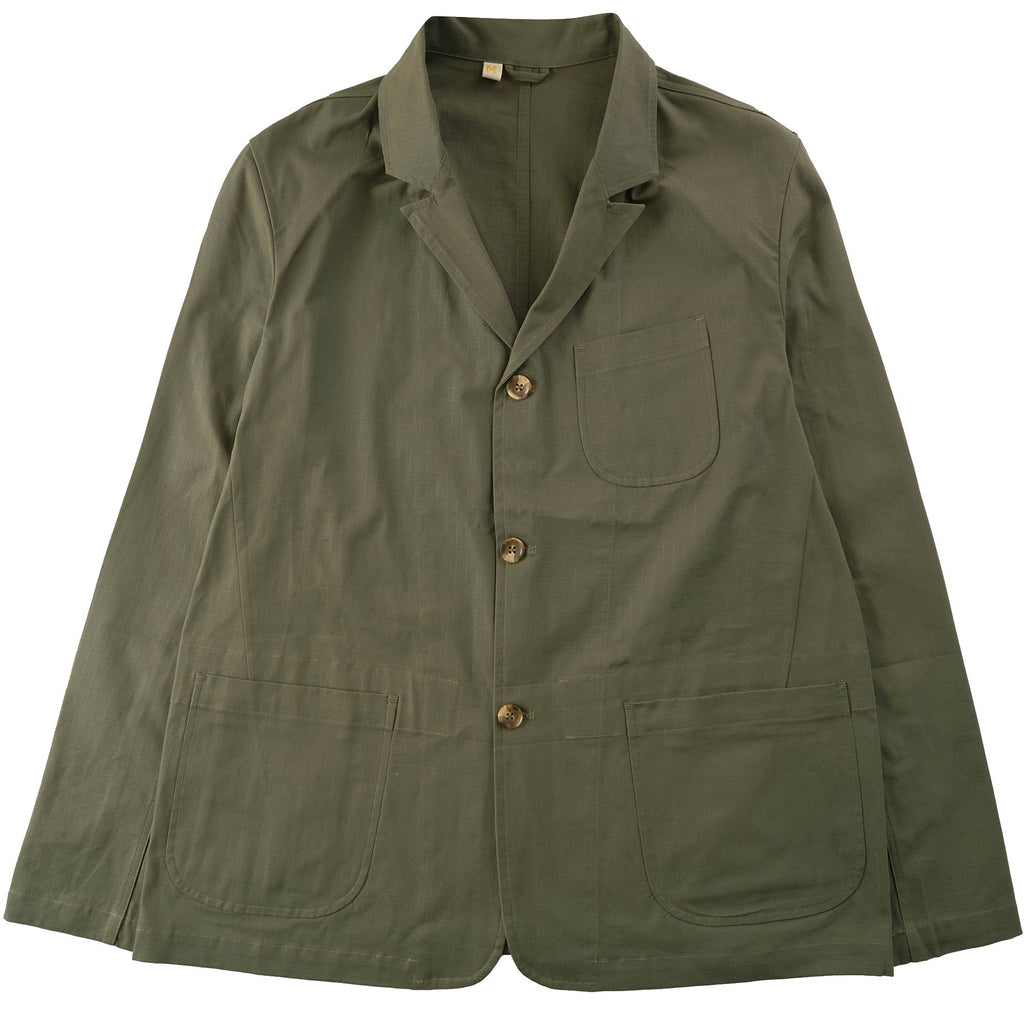 Ripstop Engineer Jacket - Khaki Green