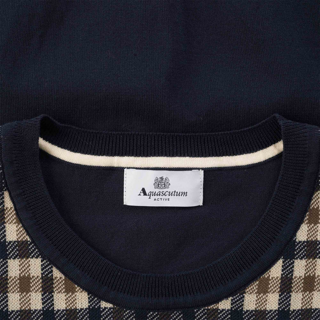 Aquascutum Iconic Slipover - Navy