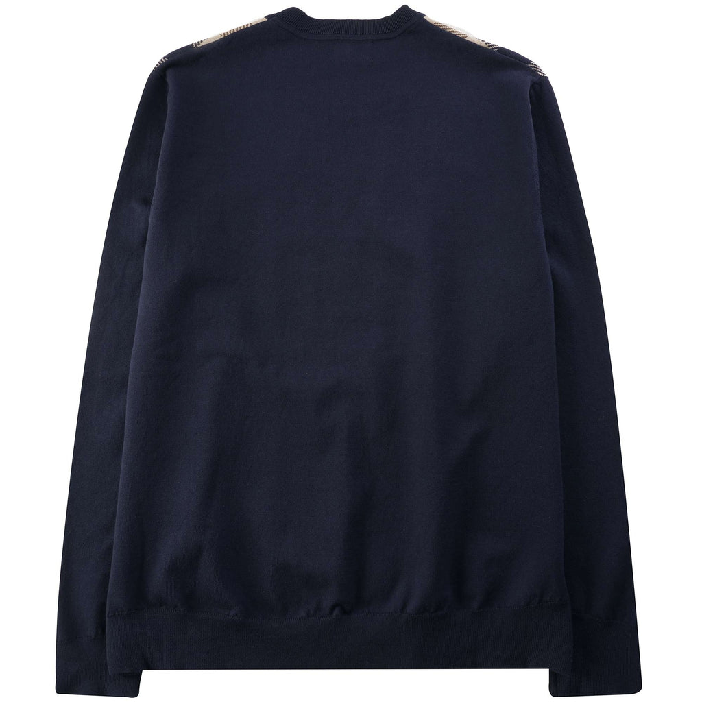 Aquascutum Macro Iconic Sweater - Navy