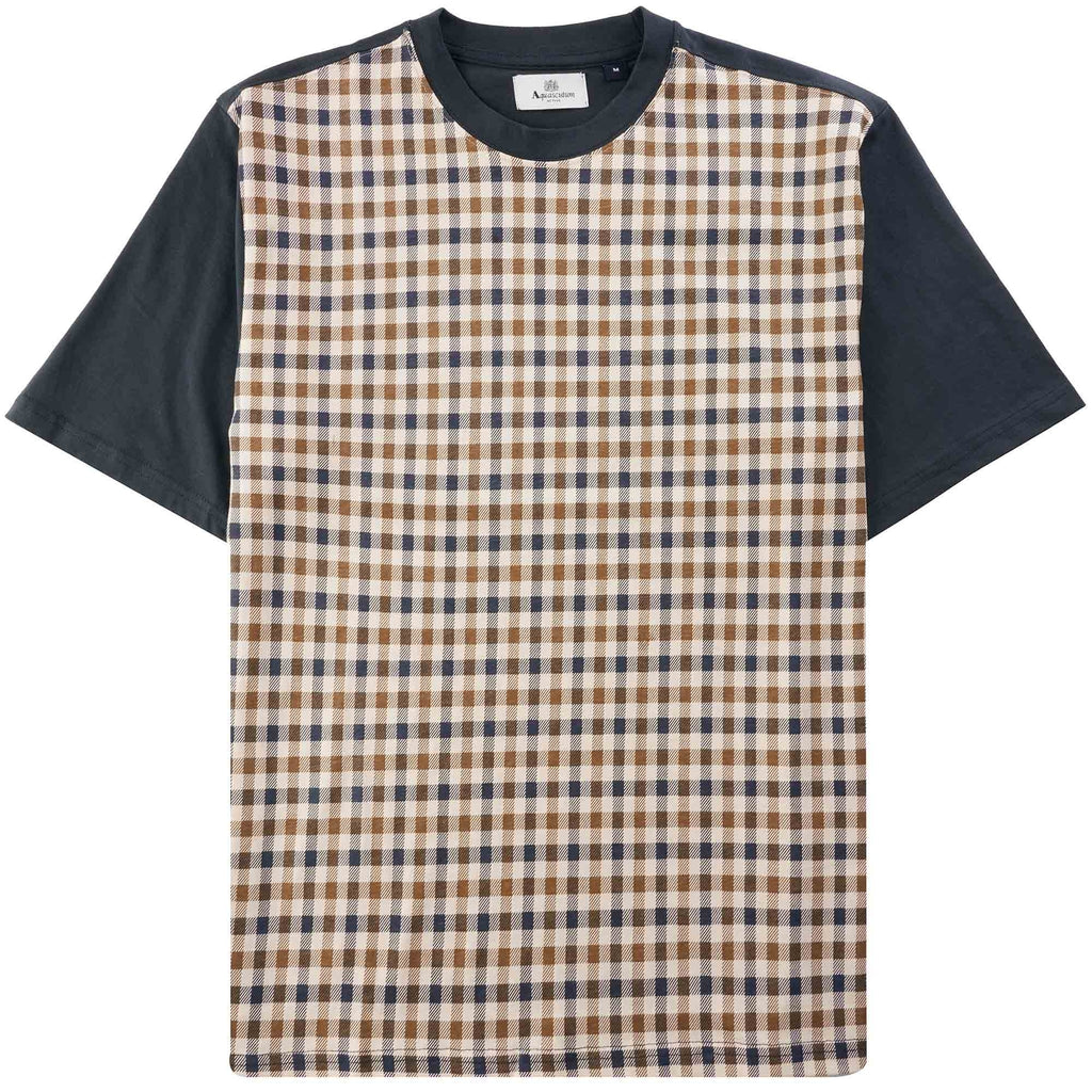 Aquascutum Iconic Front T-Shirt - Navy