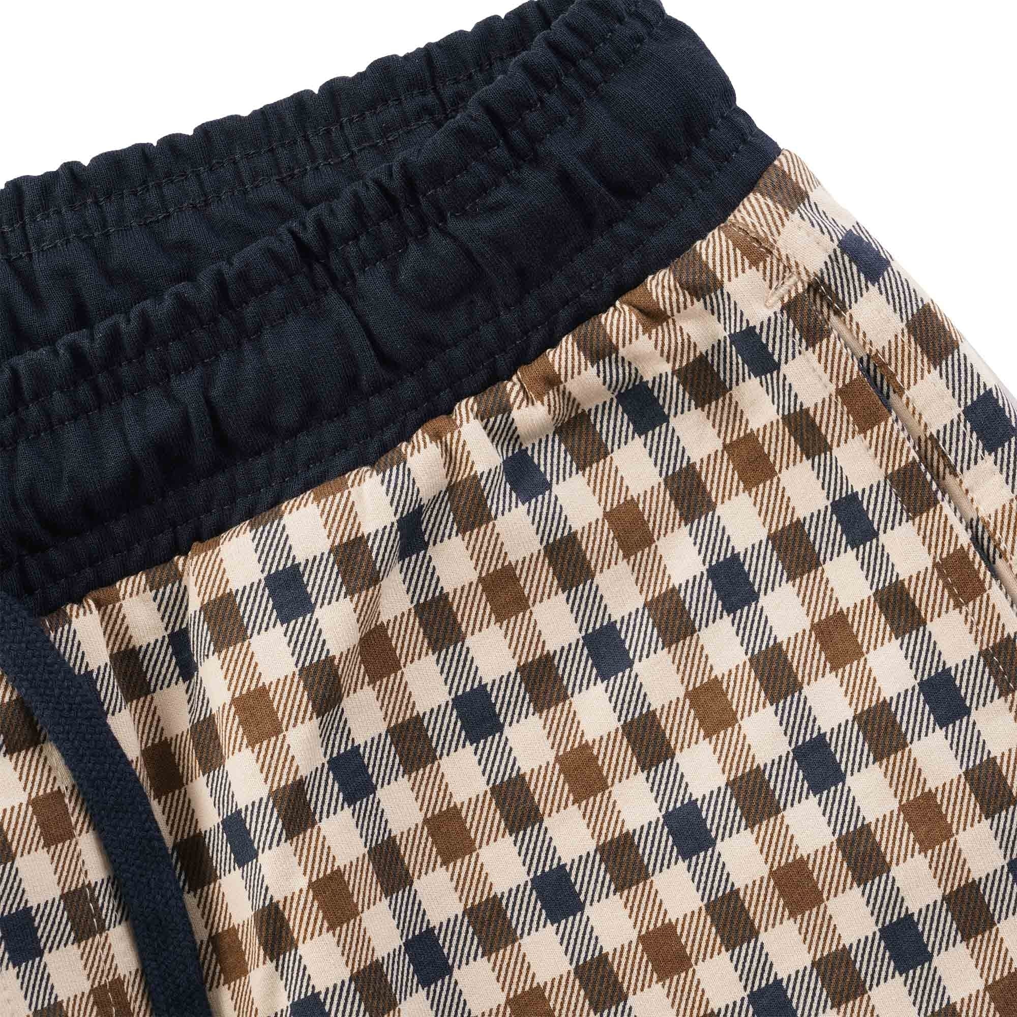Aquascutum Club Check Sweat Shorts - Navy