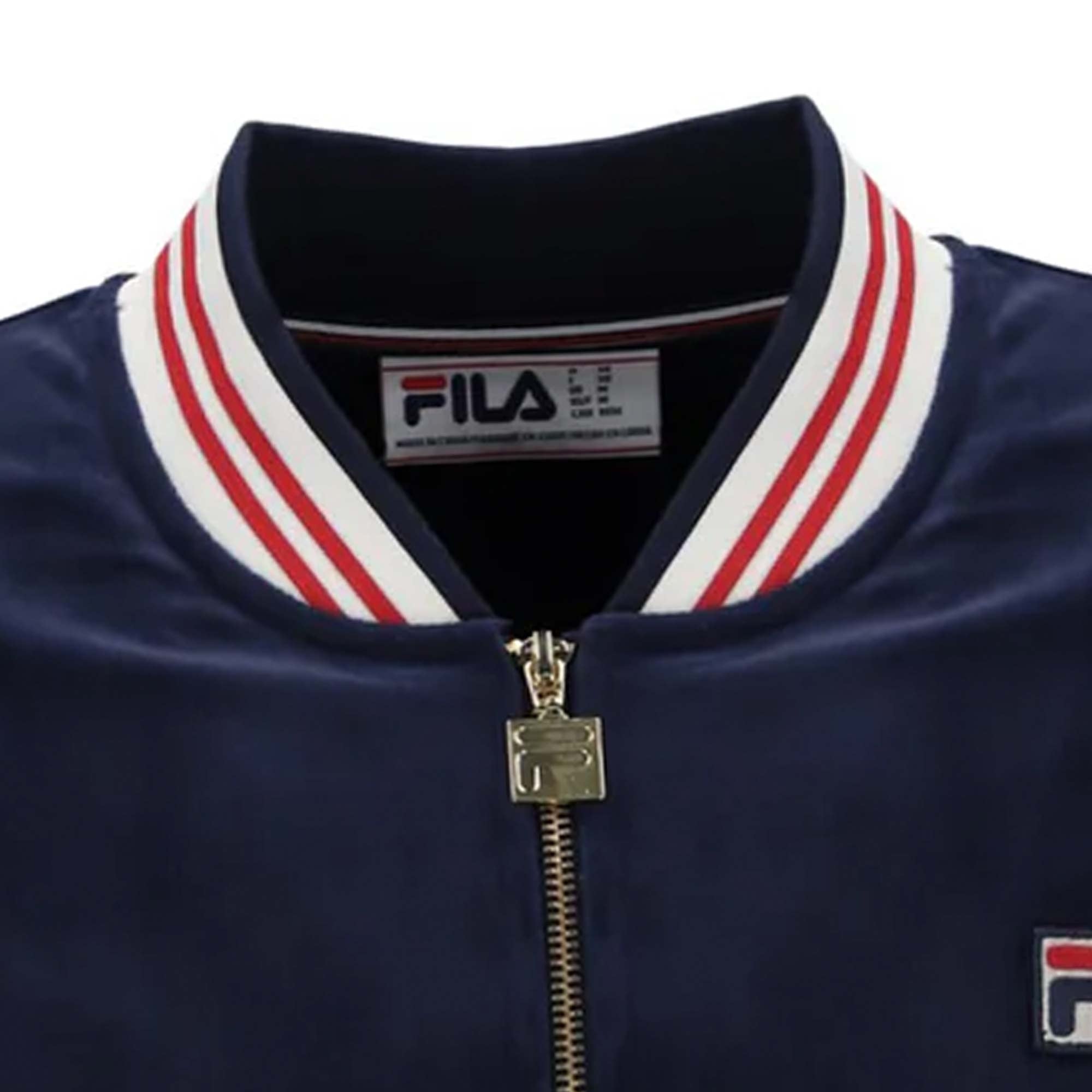 Fila Vintage Miguel Velour Archive Track Jacket - Fila Navy