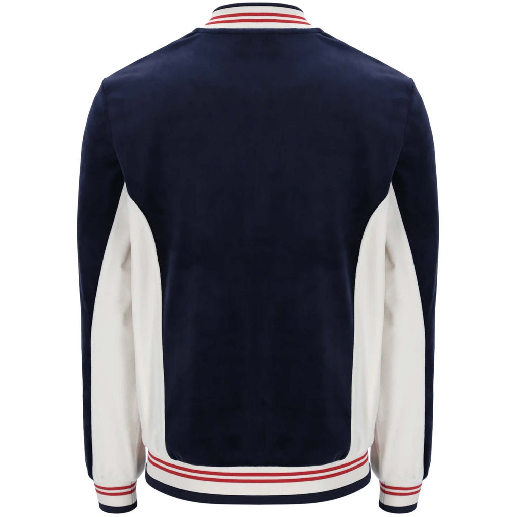 Fila Vintage Miguel Velour Archive Track Jacket - Fila Navy