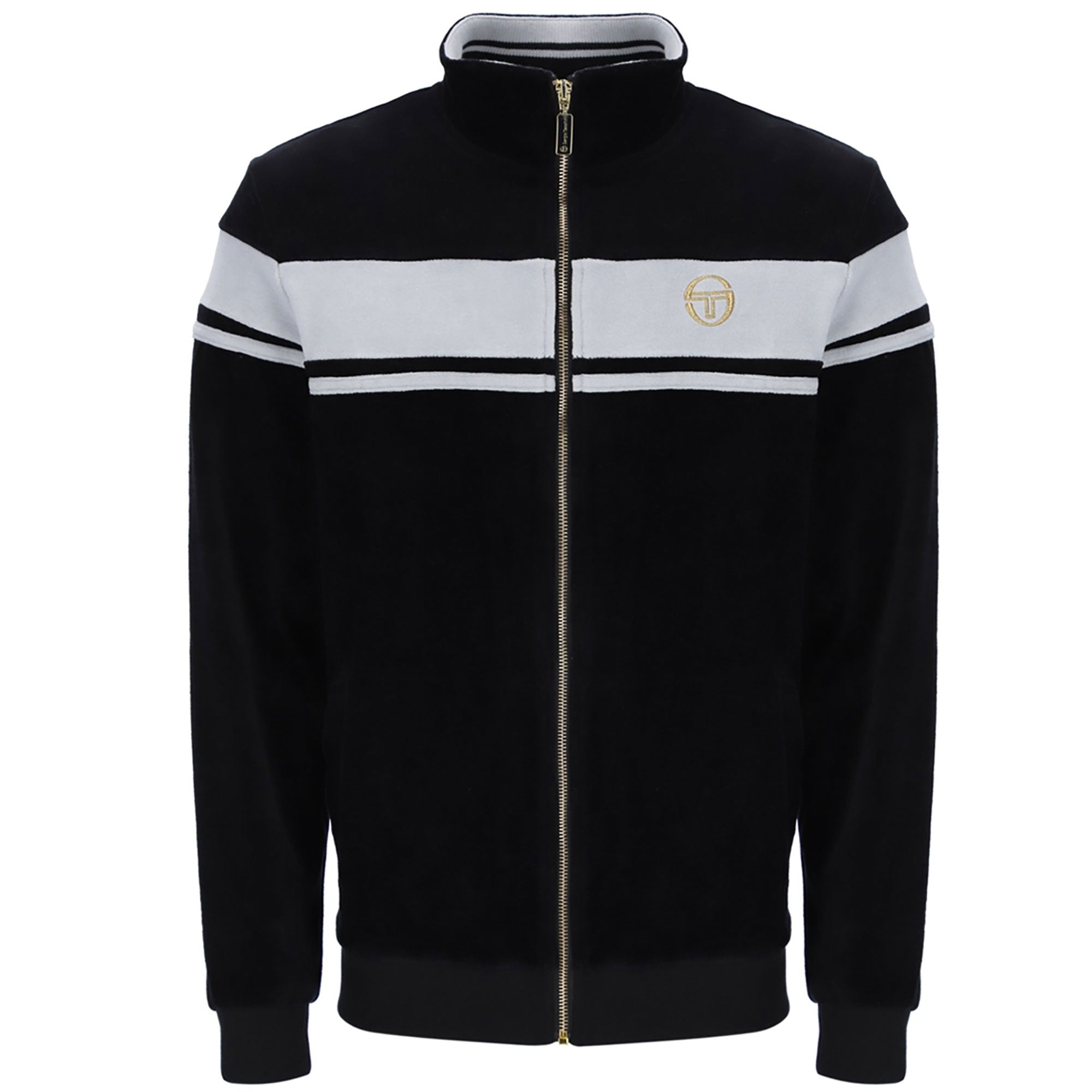 Sergio Tacchini Damarindo Velour Track Jacket - Black