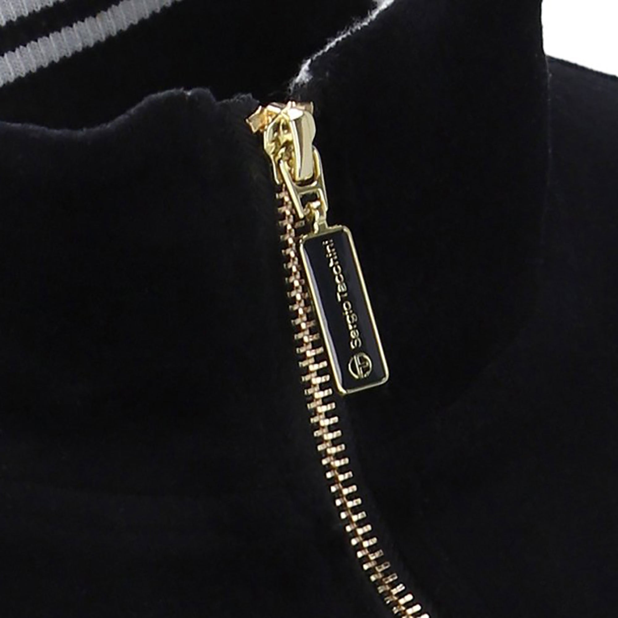 Sergio Tacchini Damarindo Velour Track Jacket - Black