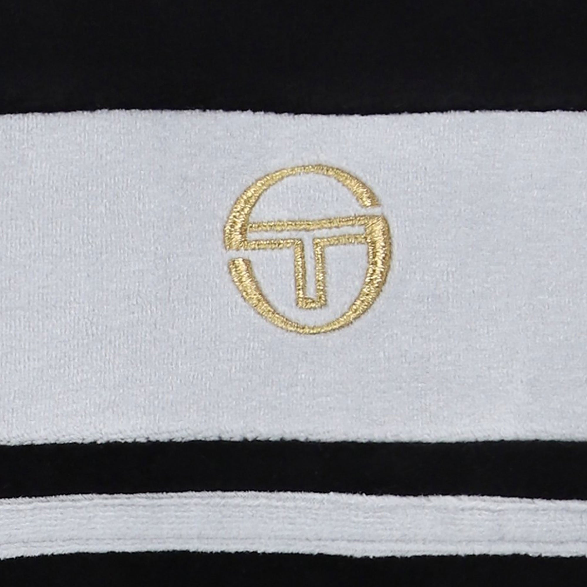 Sergio Tacchini Damarindo Velour Track Jacket - Black