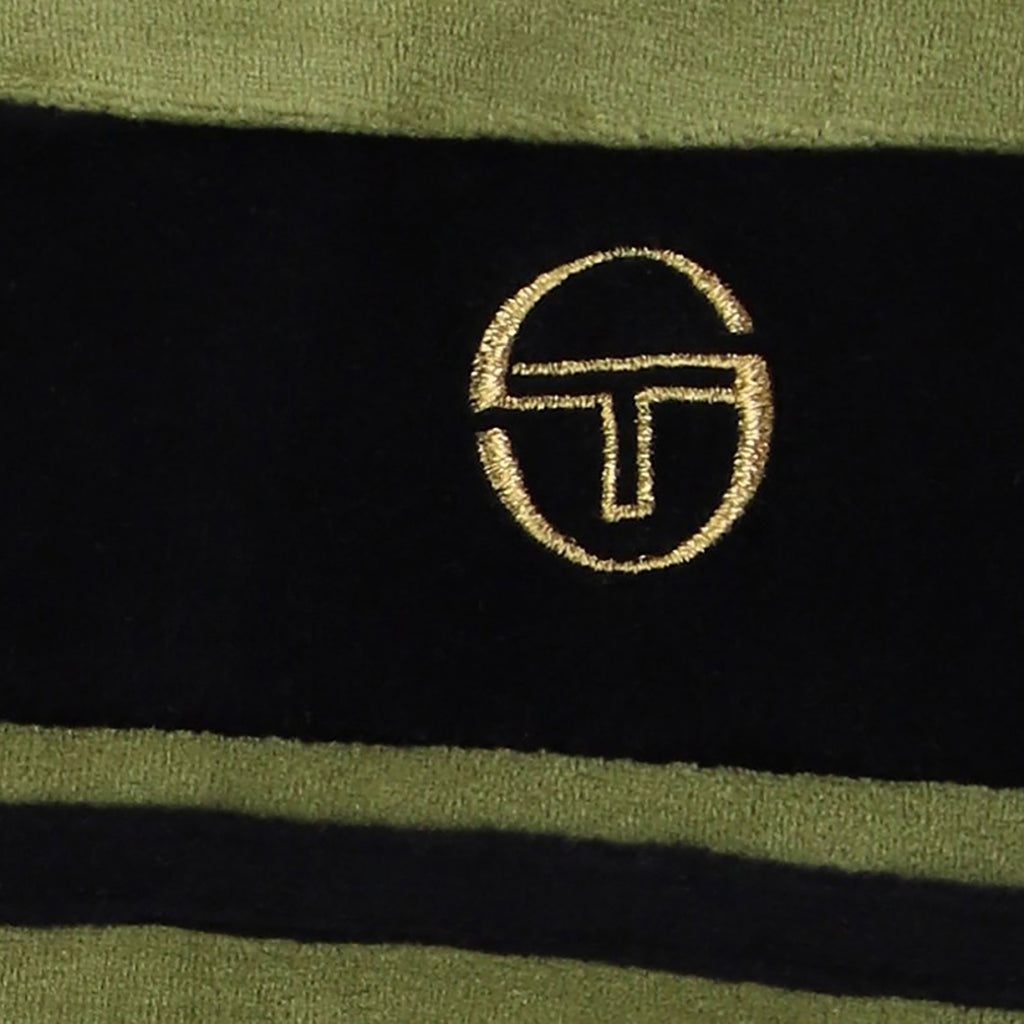 Sergio Tacchini Damarindo Velour Track Jacket - Sphagnum