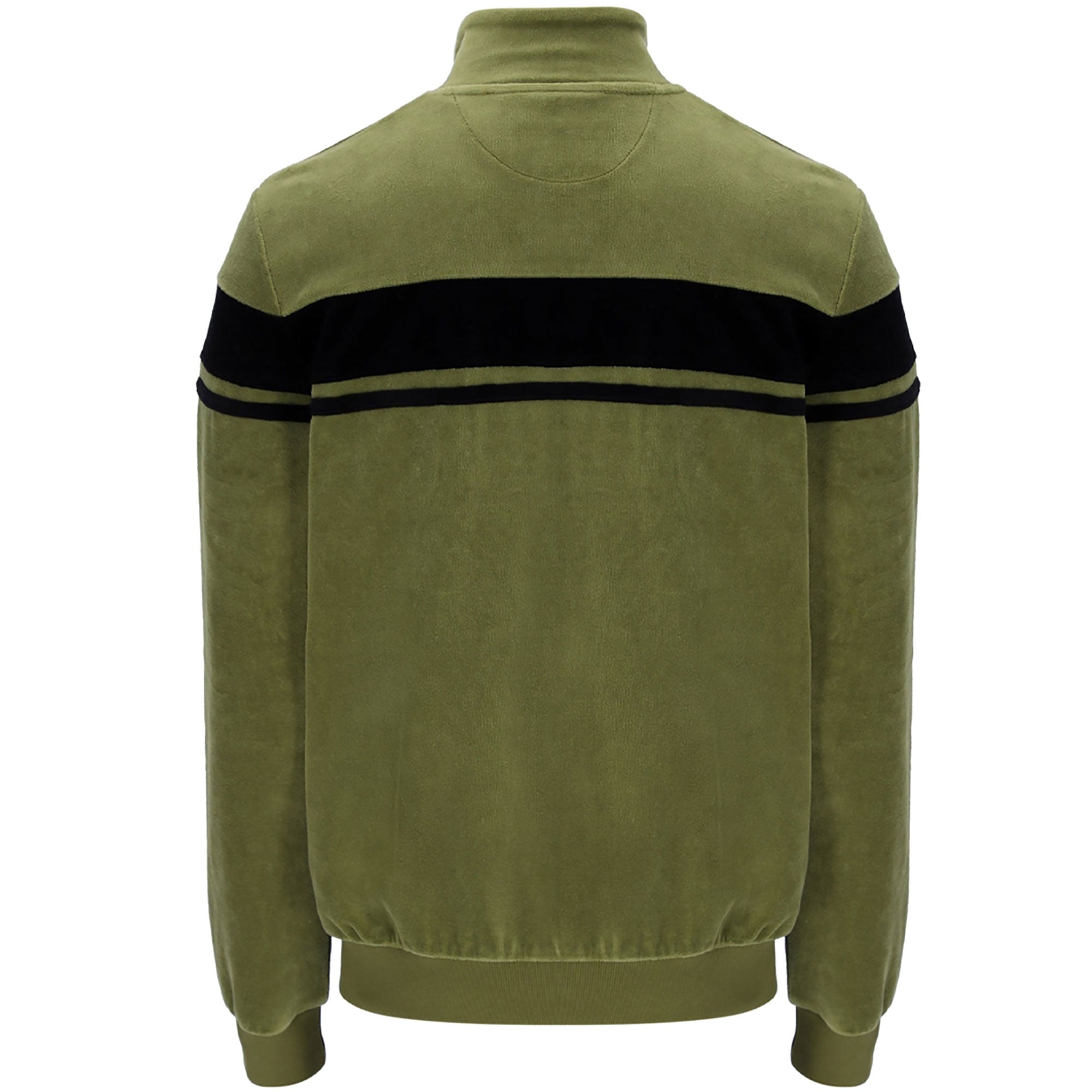 Sergio Tacchini Damarindo Velour Track Jacket - Sphagnum