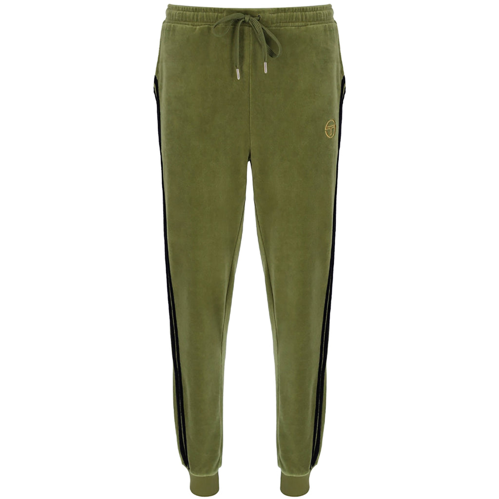 Sergio Tacchini Damarindo Velour Track Pants - Sphagnum