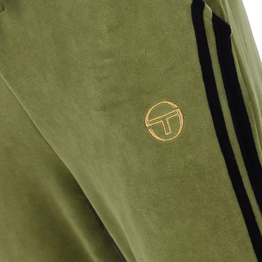 Sergio Tacchini Damarindo Velour Track Pants - Sphagnum