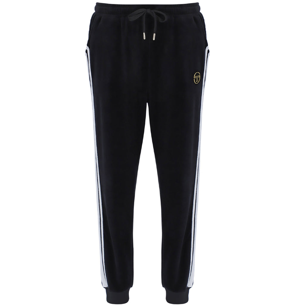 Sergio Tacchini Damarindo Velour Track Pants - Black