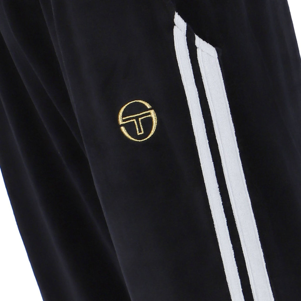Sergio Tacchini Damarindo Velour Track Pants - Black