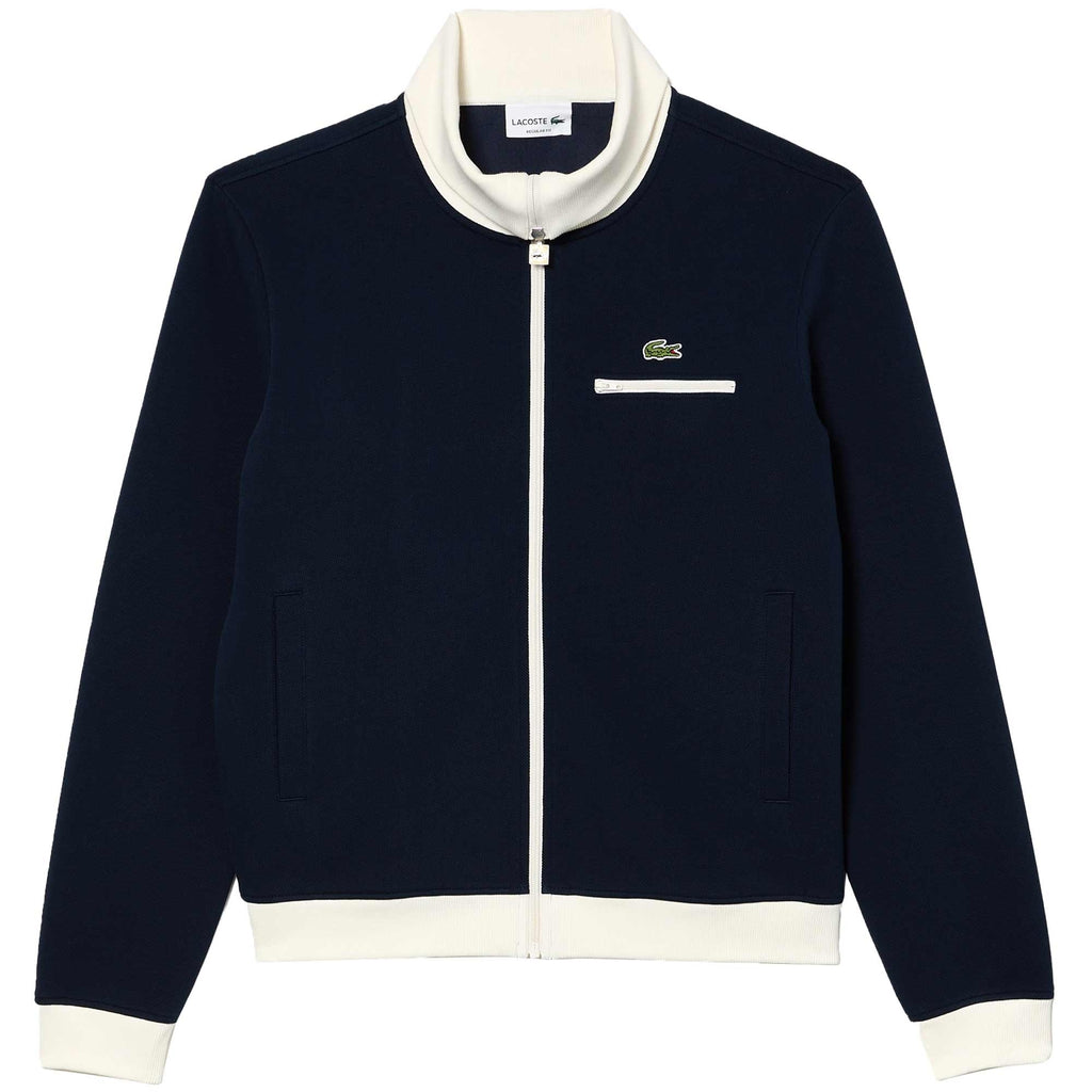 Lacoste Regular Fit Paris Zip-Up Track Top - Navy