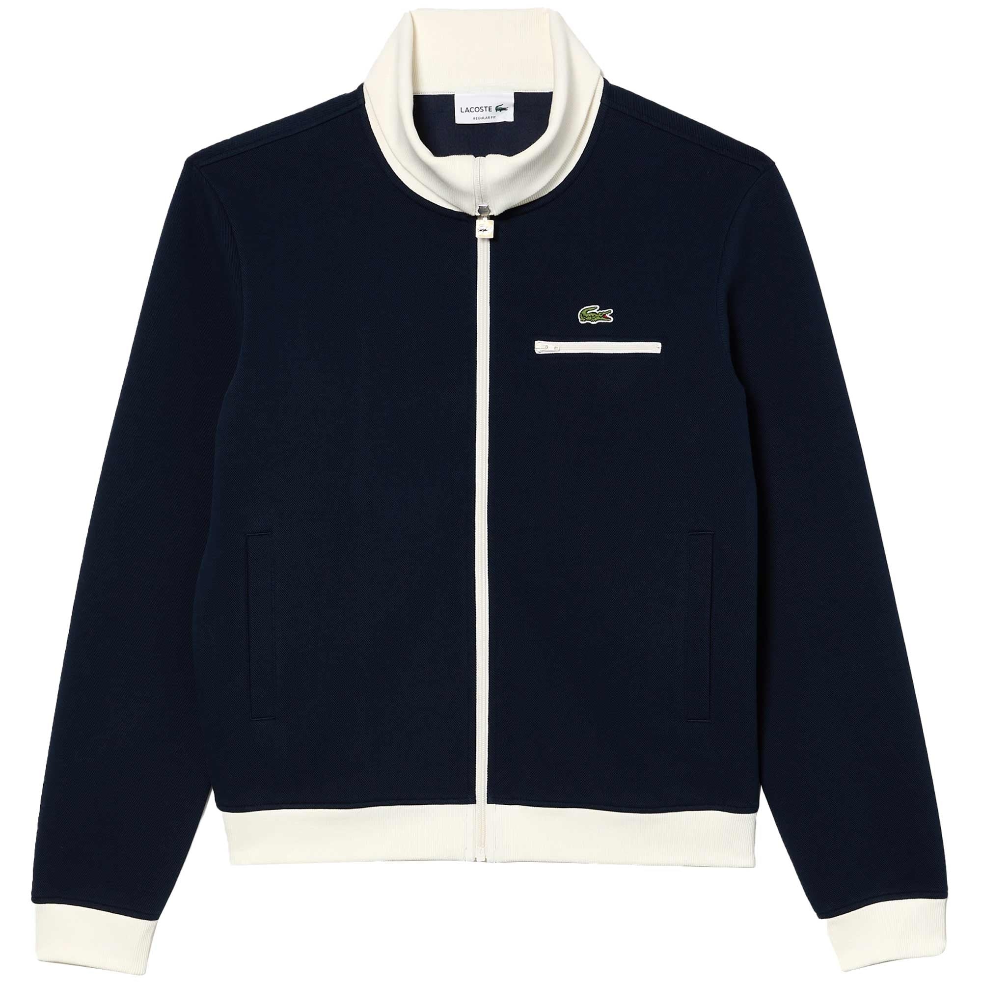 Lacoste Regular Fit Paris Zip-Up Track Top - Navy
