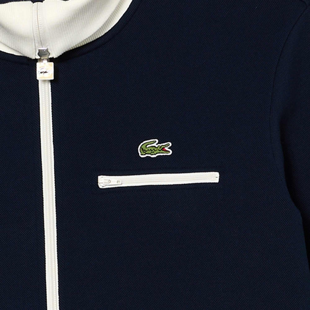 Lacoste Regular Fit Paris Zip-Up Track Top - Navy
