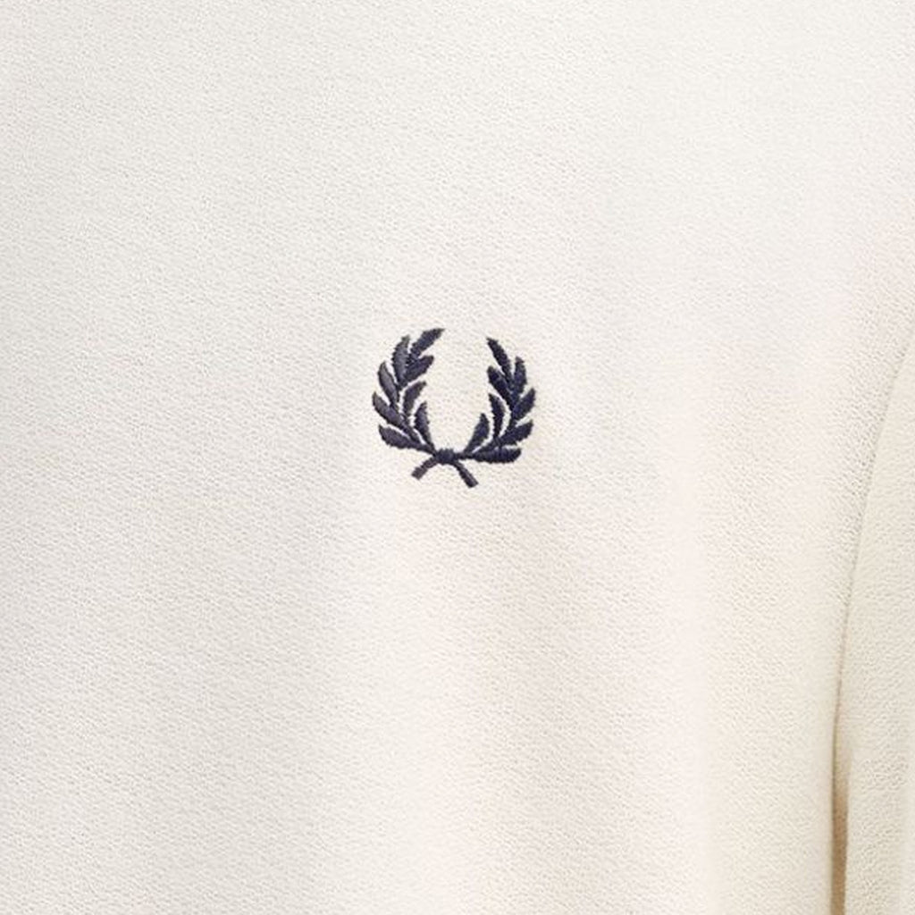 Fred Perry Crepe Piqu T-Shirt - Ecru