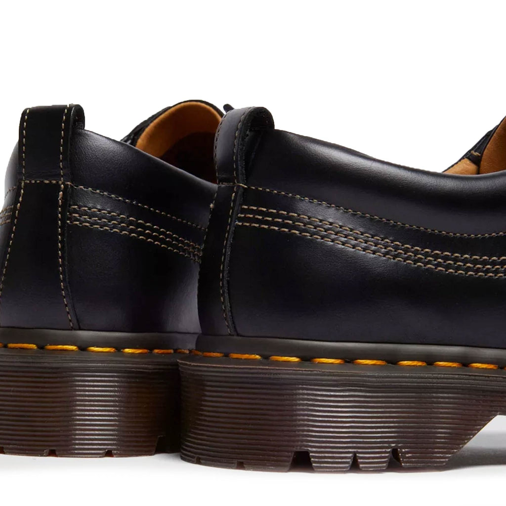 Lowell Leather Moc Toe Shoes - Black