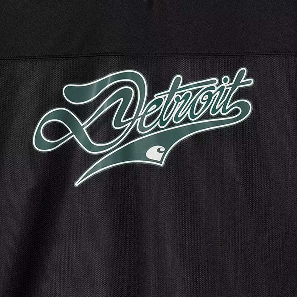 Carhartt WIP Long Sleeve Detroit Mesh T-Shirt - Black