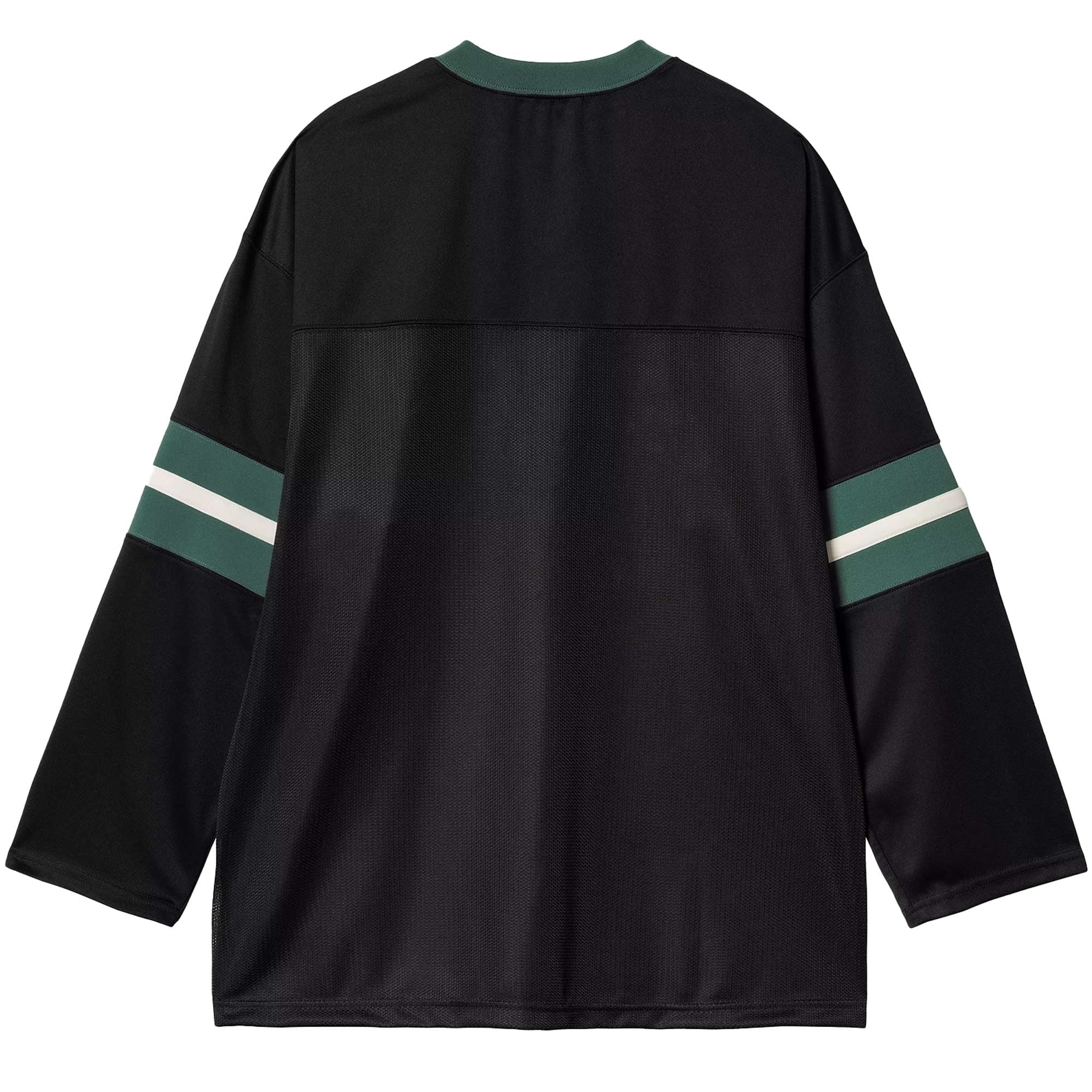 Carhartt WIP Long Sleeve Detroit Mesh T-Shirt - Black