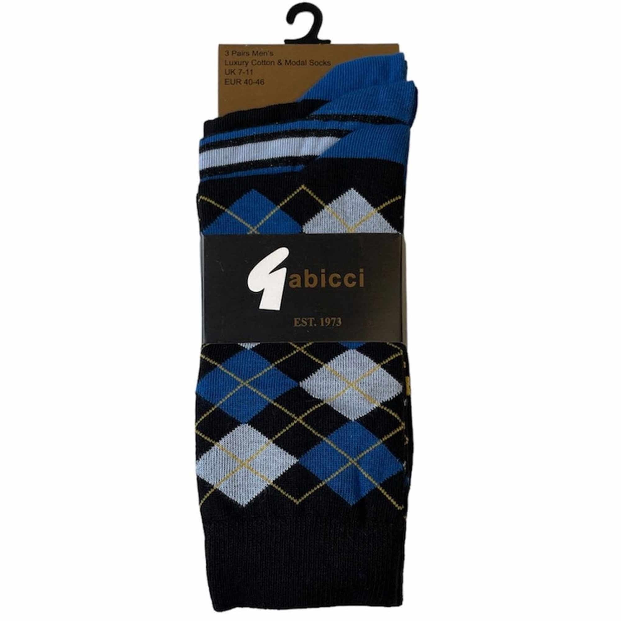 Gabicci Vintage 3 Pack Socks - Black
