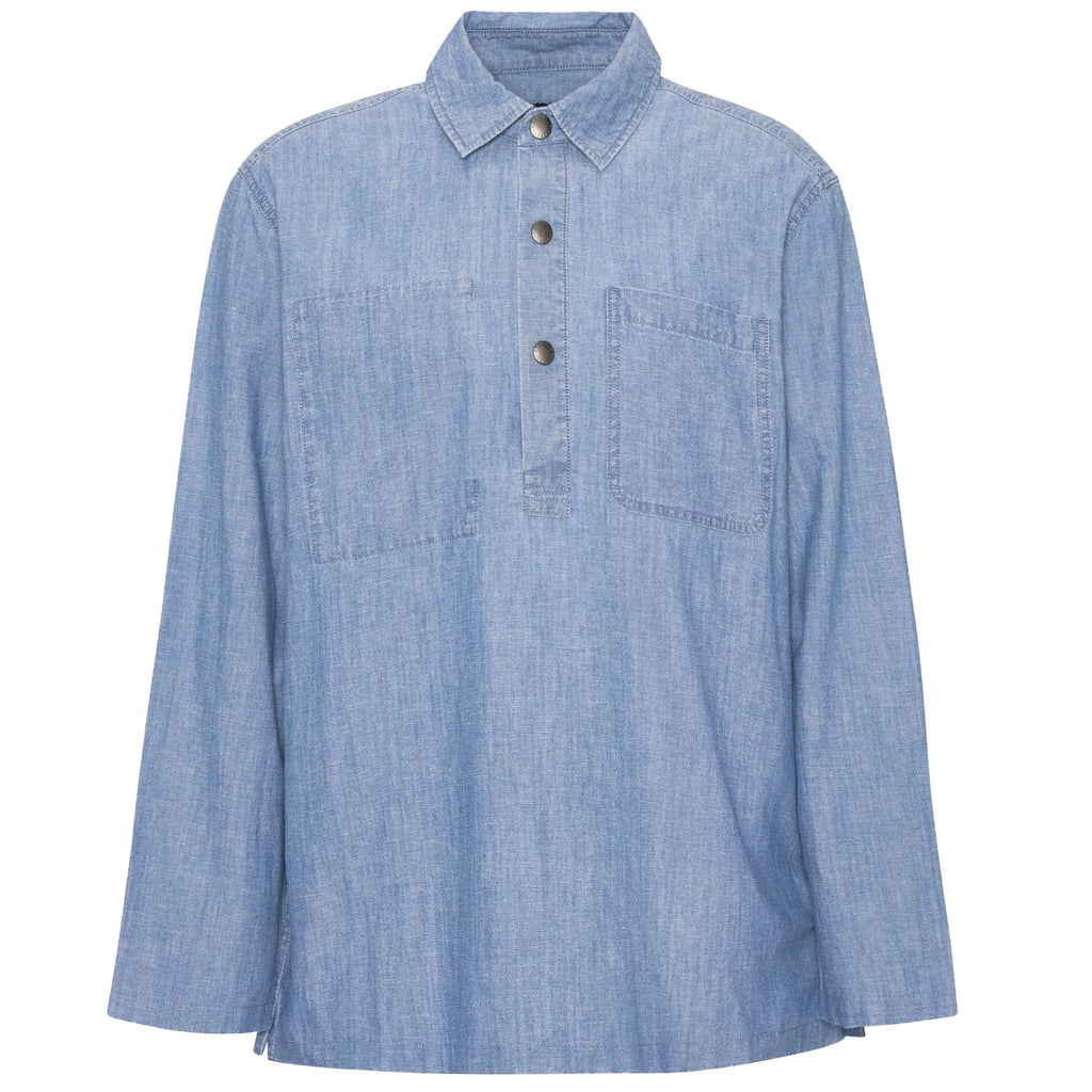Barbour Markham Denim Smock Shirt - Chambray