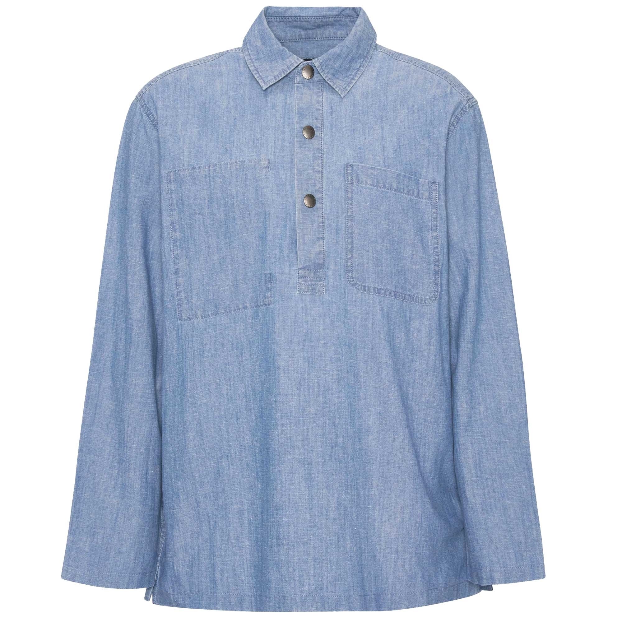 Barbour Markham Denim Smock Shirt - Chambray
