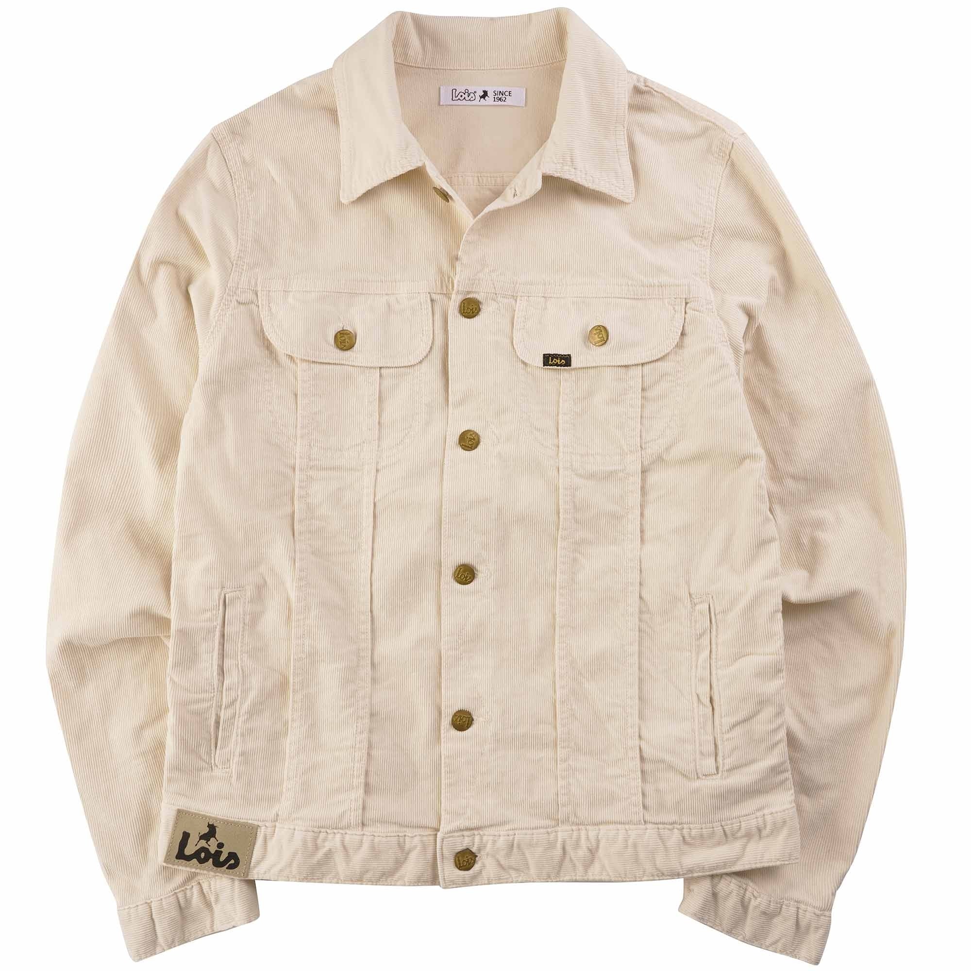 Lois Jeans Tejana Thin Corduroy Jacket - Ecru