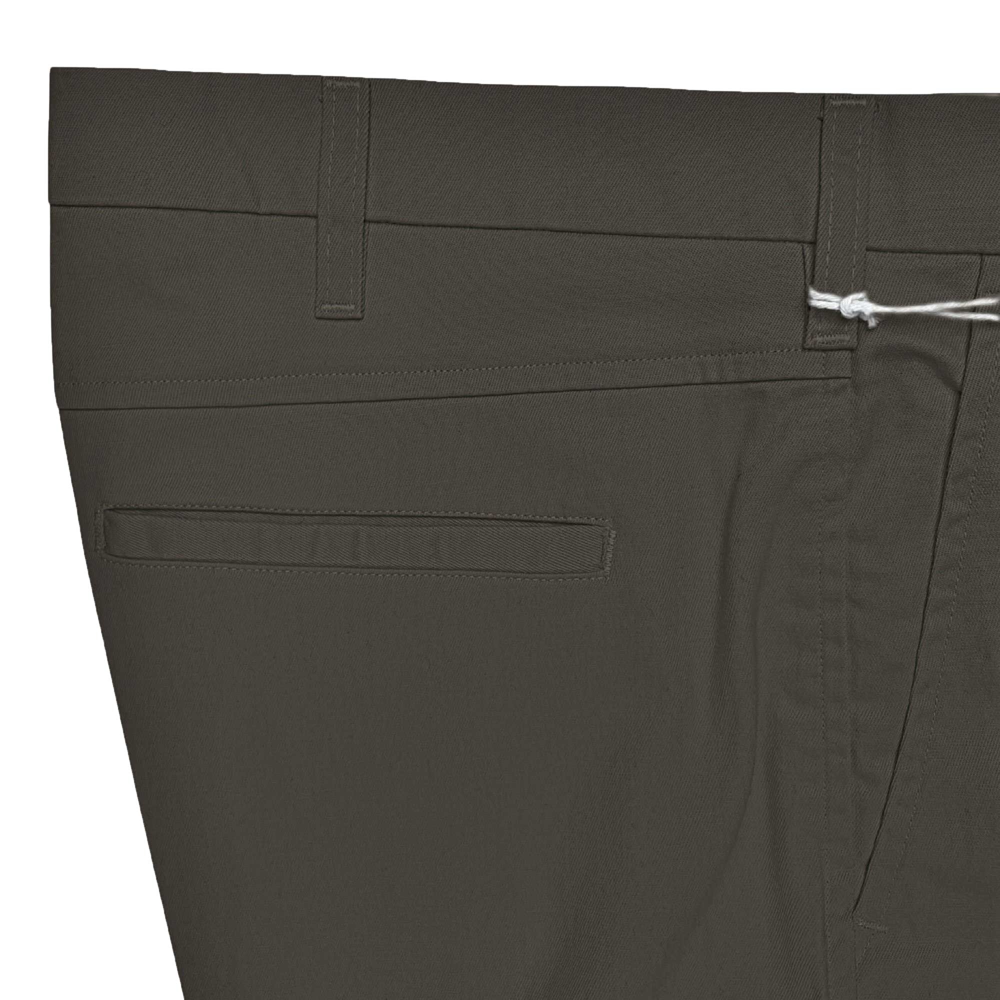 Real Hoxton Stay-Pressed Trousers - Pebble