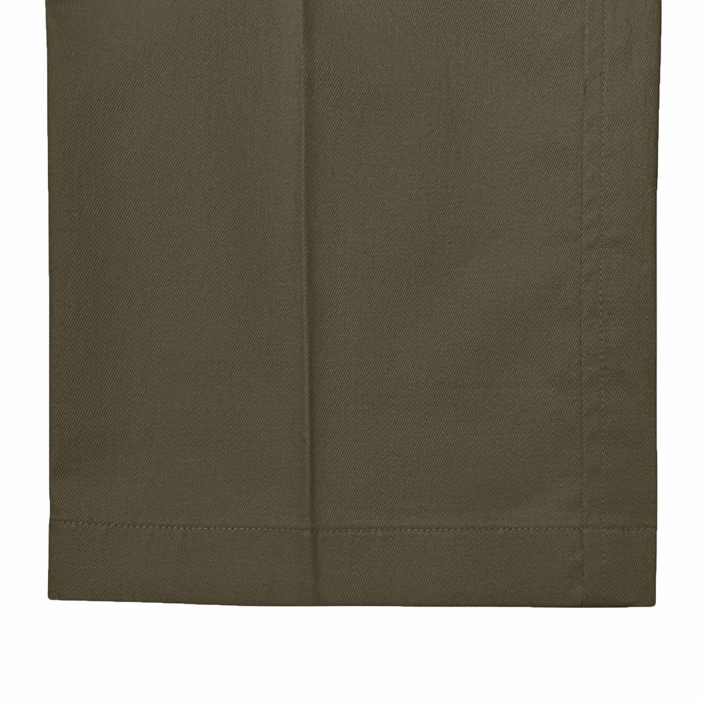 Stay-Pressed Trousers - Olive Brown