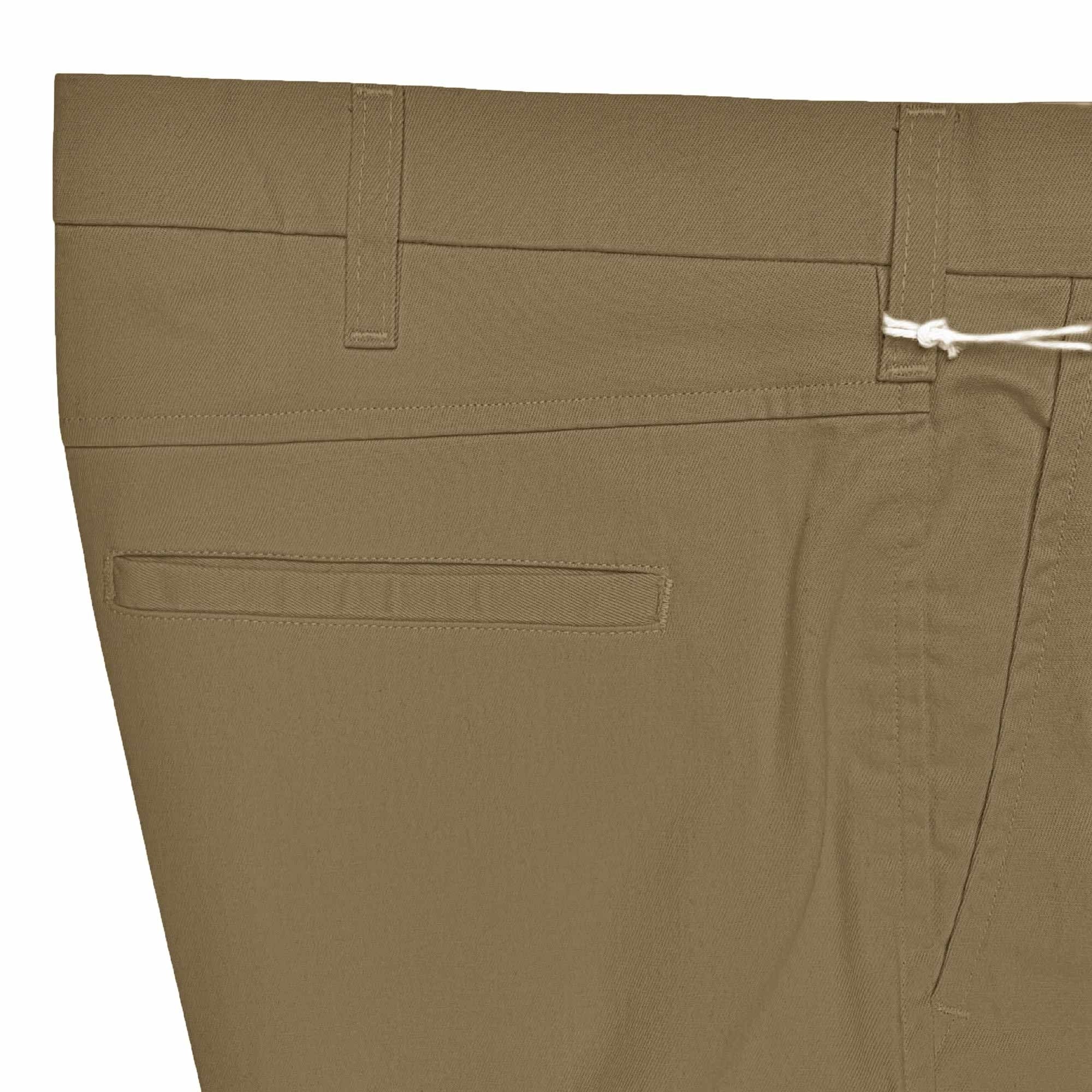 Stay-Pressed Trousers - Sand