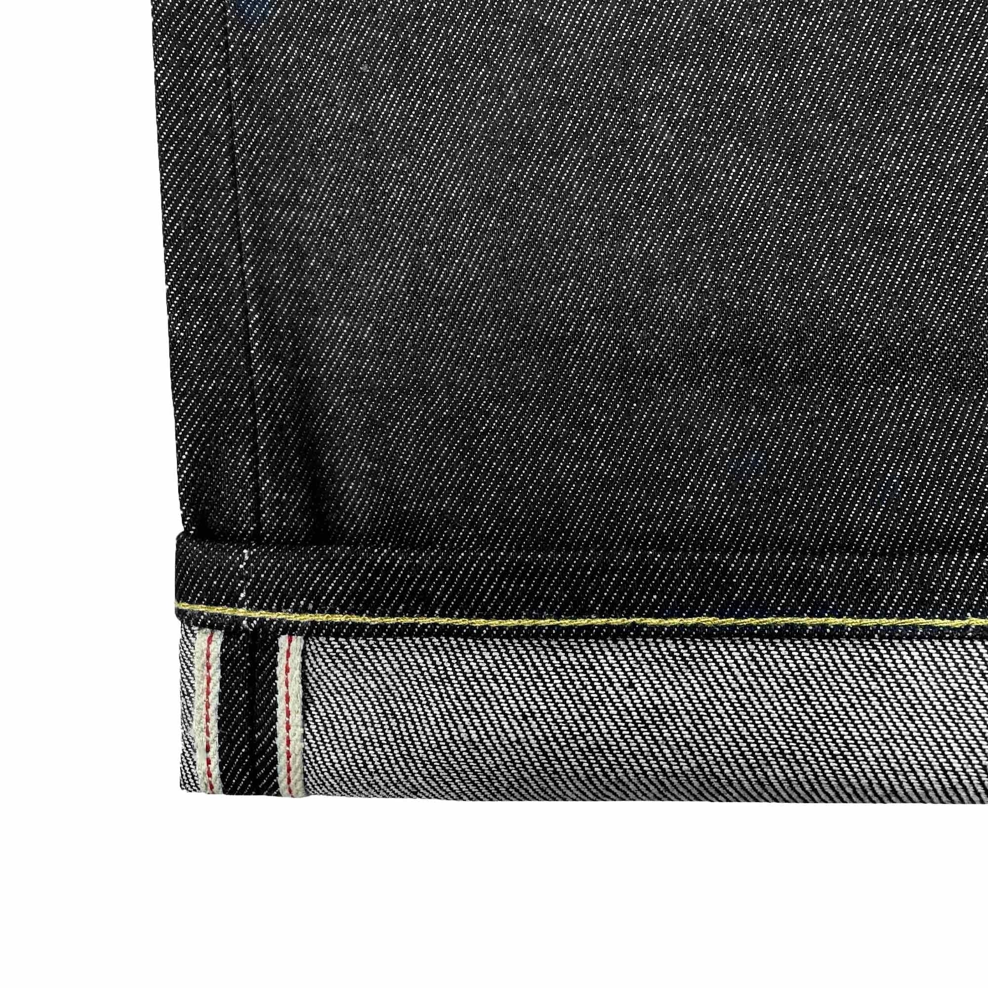 Real Hoxton 13 Oz Selvedge Denim Jeans - Black