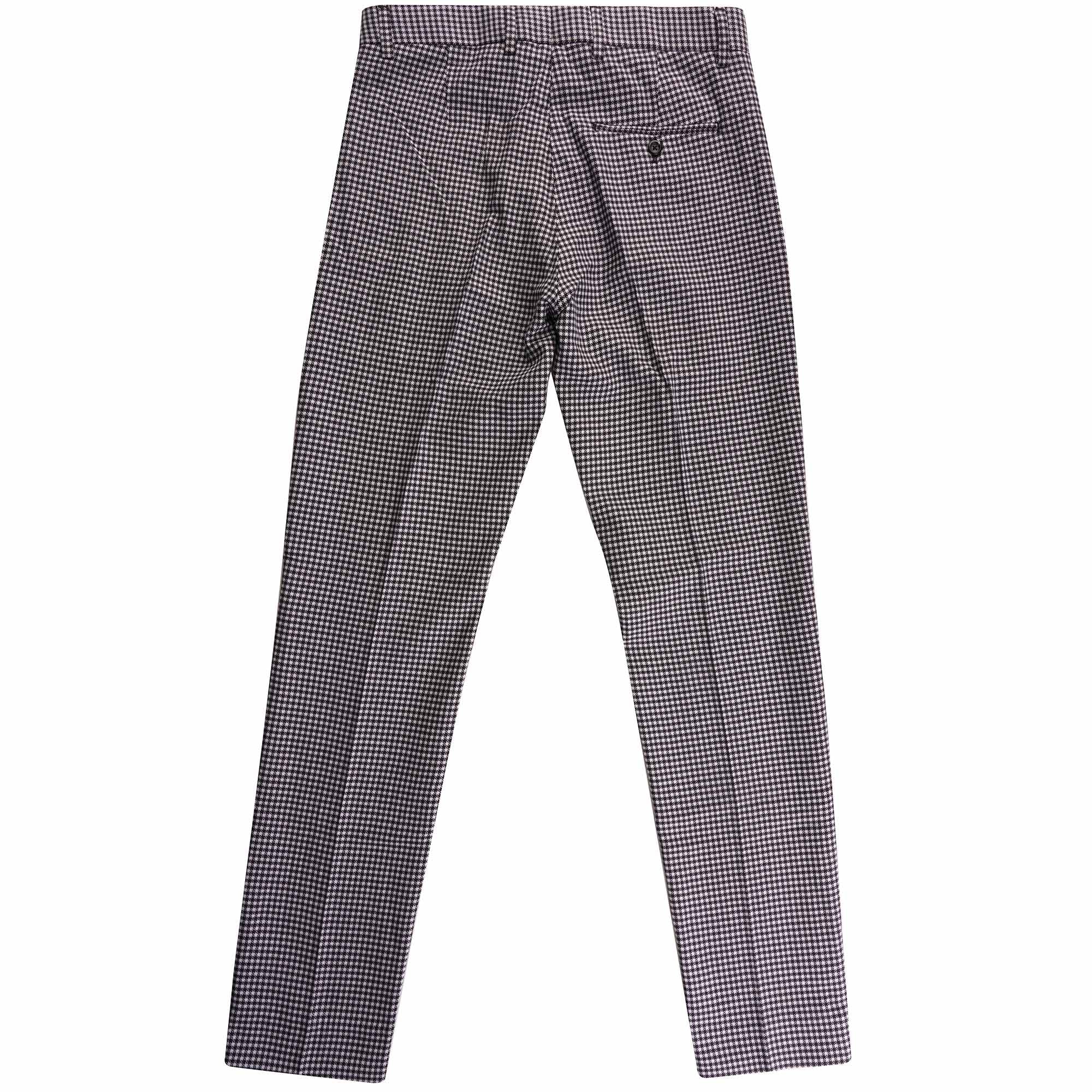 Real Hoxton Dogtooth Trousers - Dogtooth Check