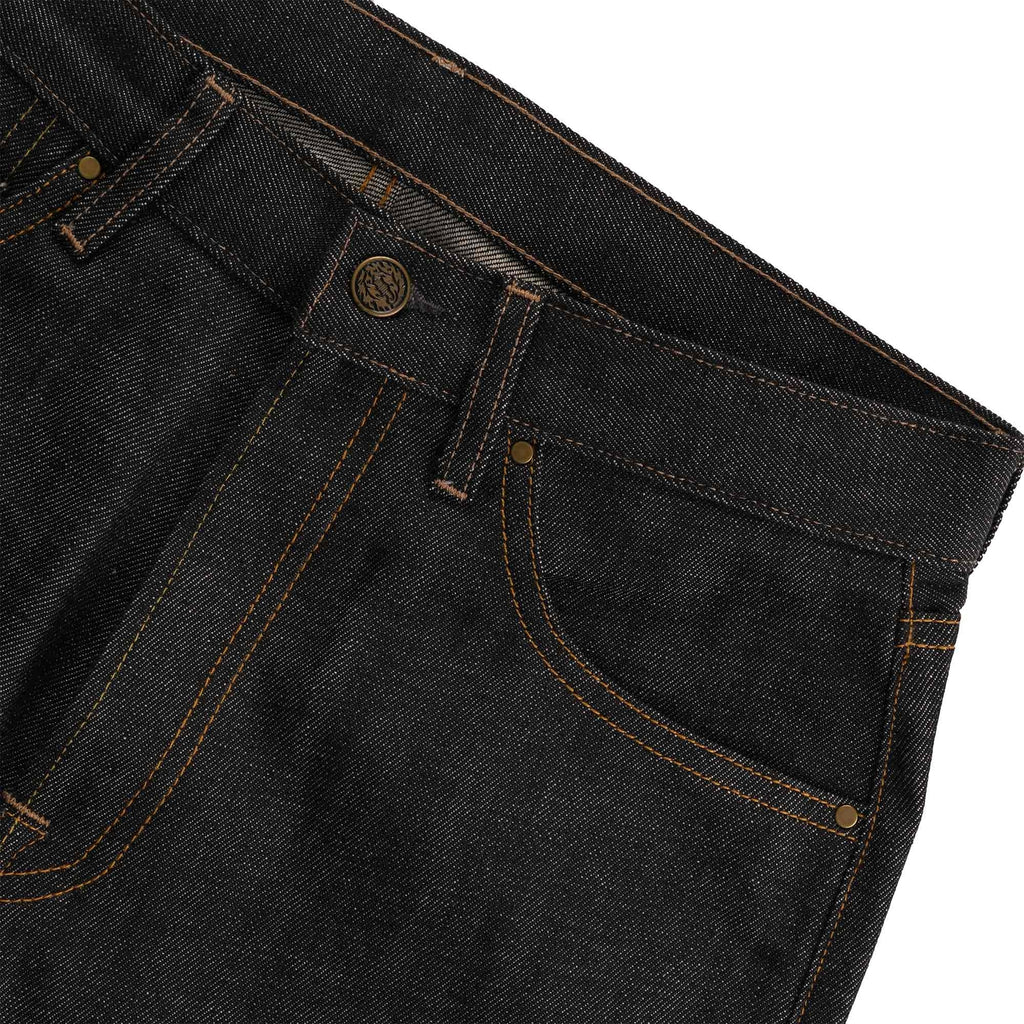 Real Hoxton 13 Oz Selvedge Denim Jeans - Black
