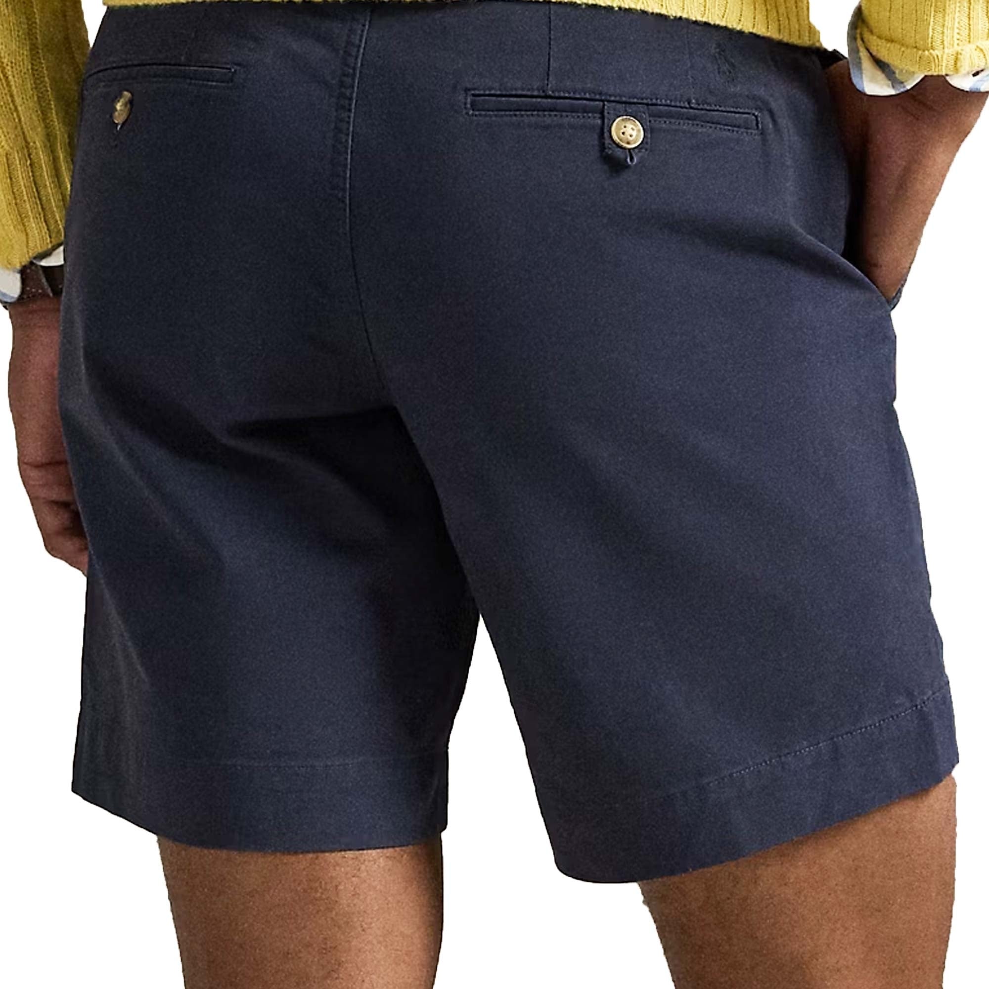 Stretch Straight Fit Chino Shorts - Ink