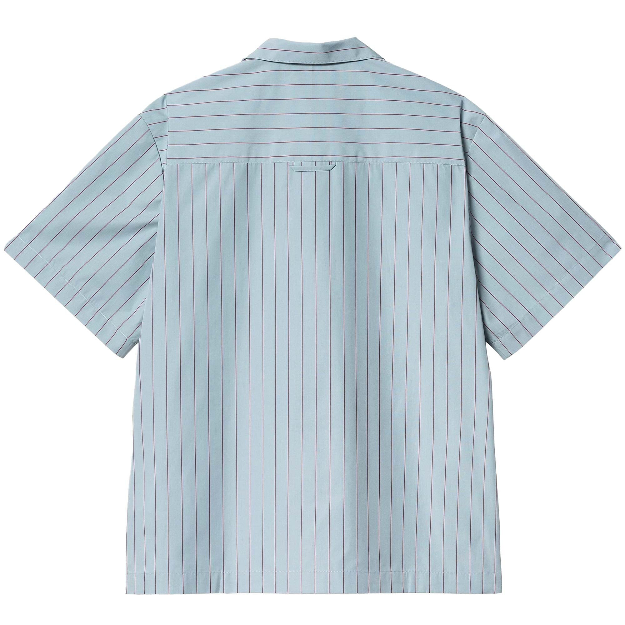 Carhartt WIP Short Sleeve Hendry Shirt - Frosted Blue