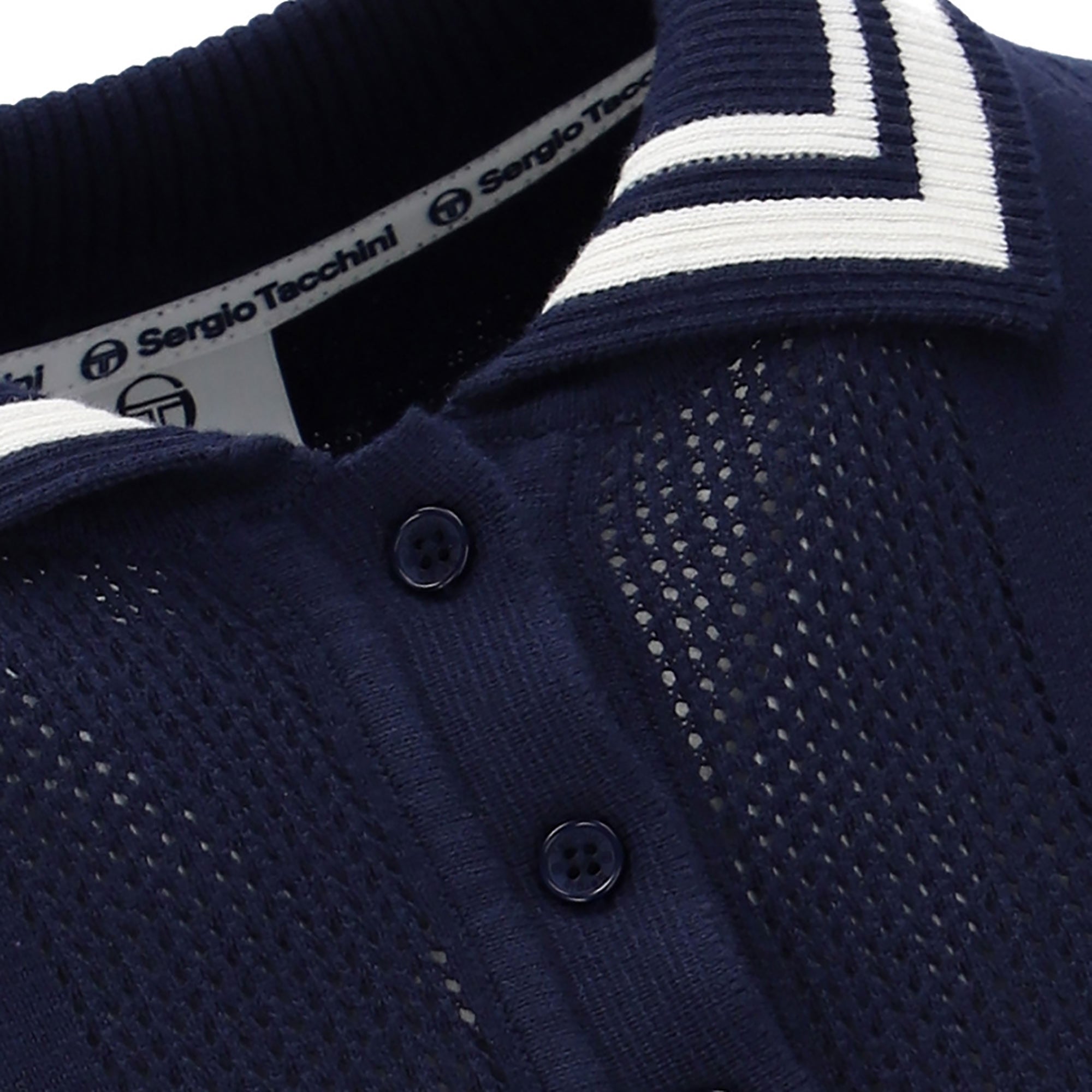 Sergio Tacchini Women's Reggi Knitted Polo Shirt - Maritime Blue