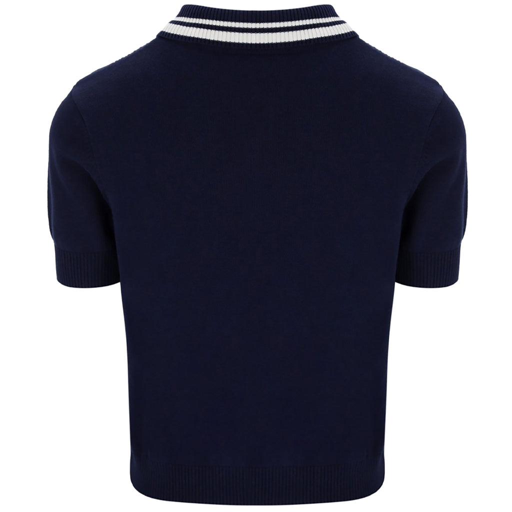 Sergio Tacchini Women's Reggi Knitted Polo Shirt - Maritime Blue