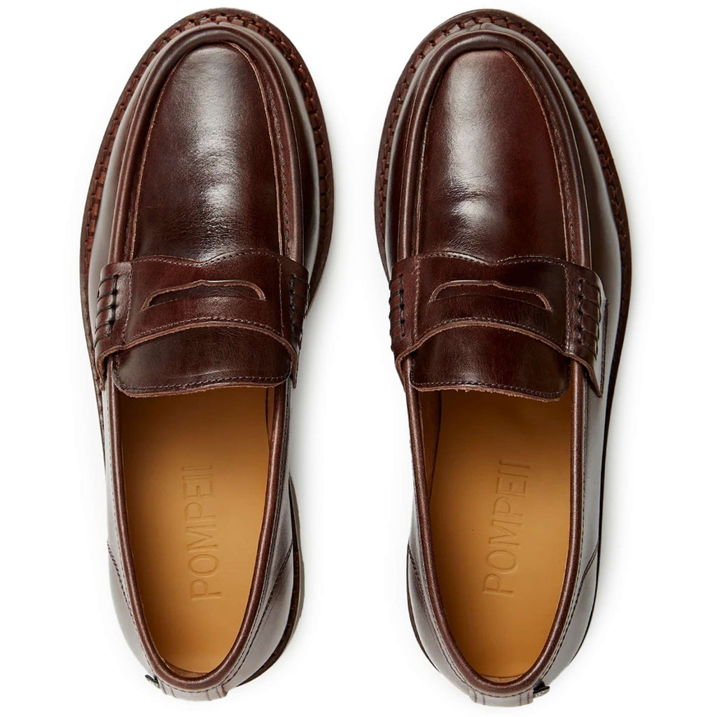 Pompeii Modena Leather Loafers - Roast