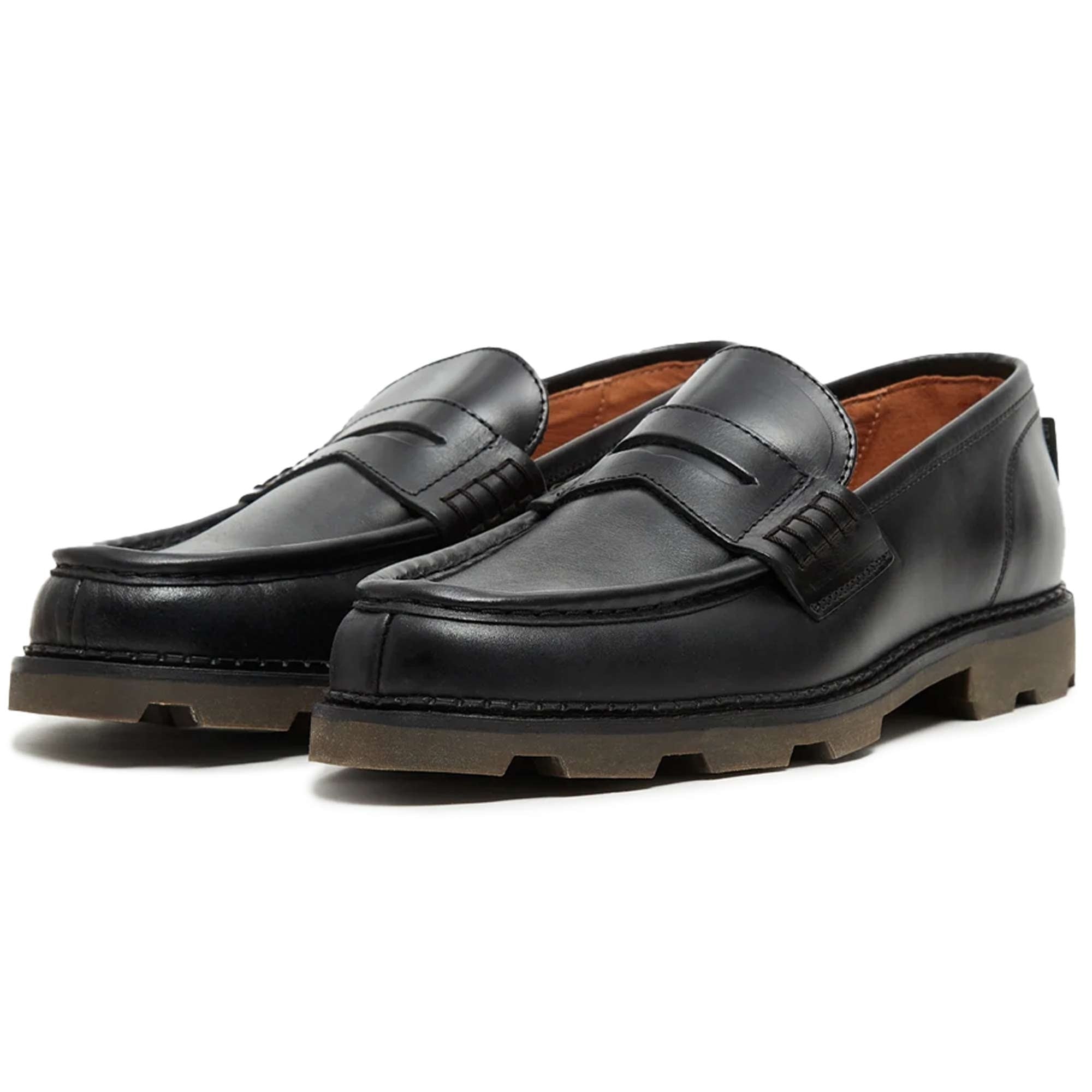 Pompeii Modena Leather Loafers - Black
