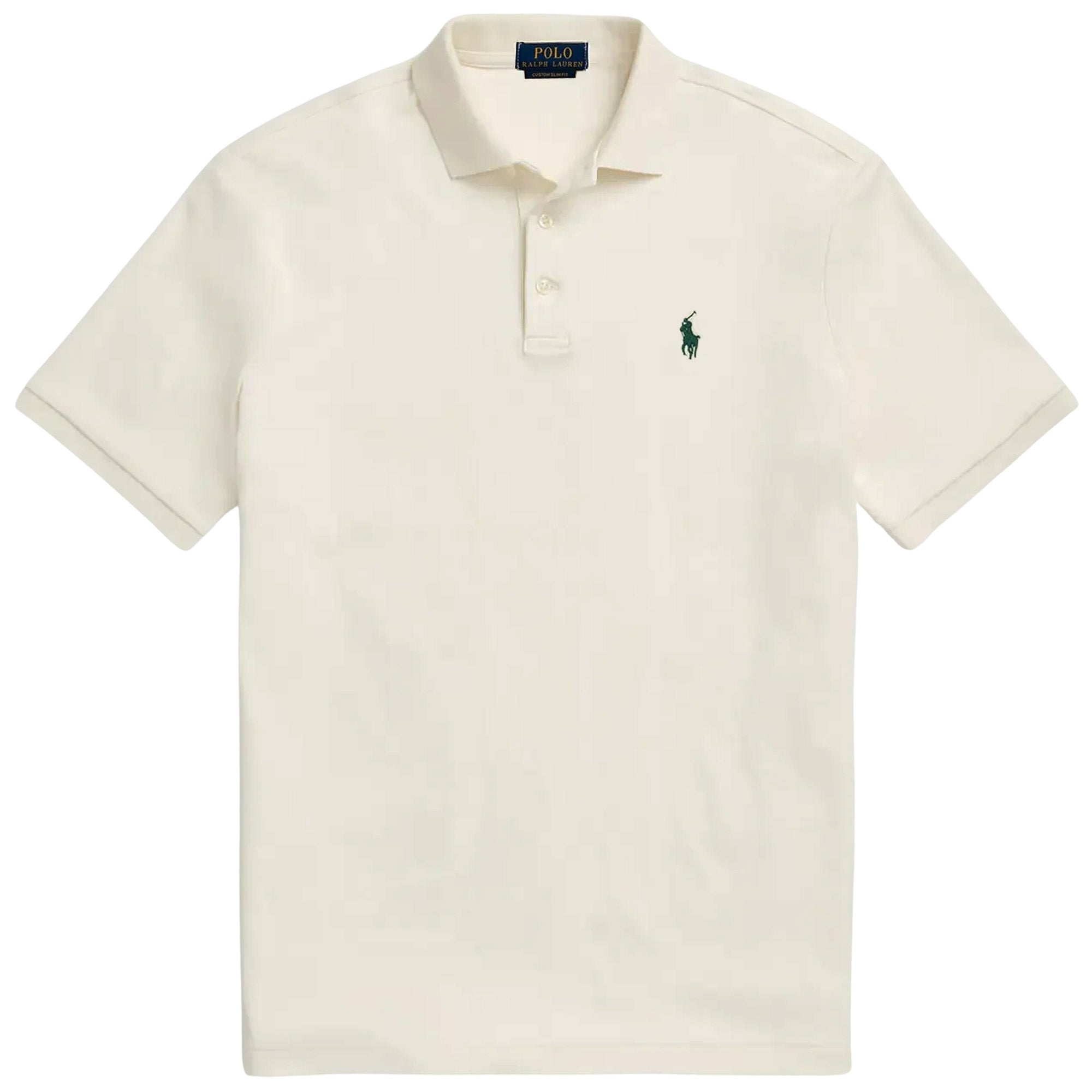 Polo Ralph Lauren Short Sleeve Knit Polo Shirt - Cream