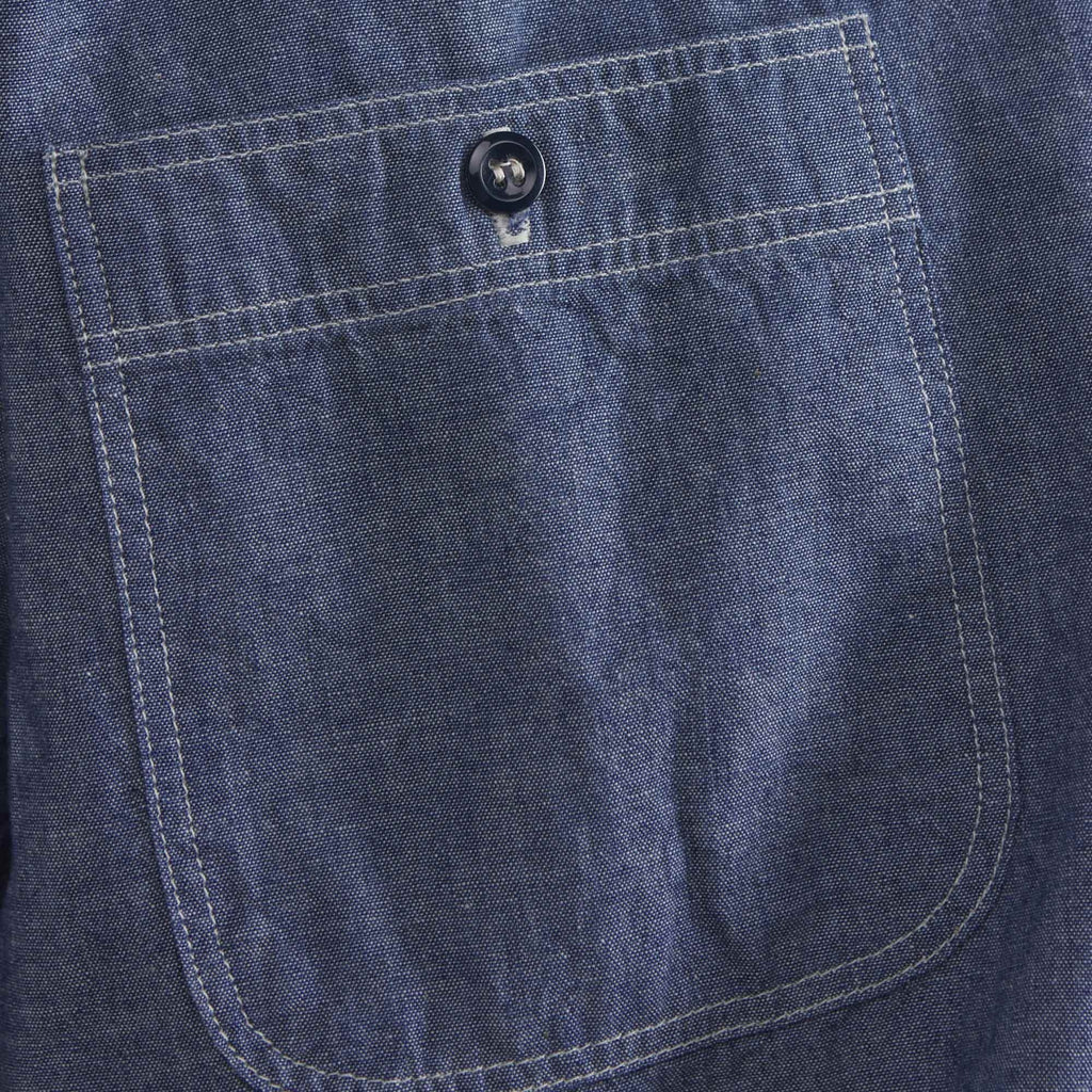 OrSlow Chambray Work Shirt - Blue