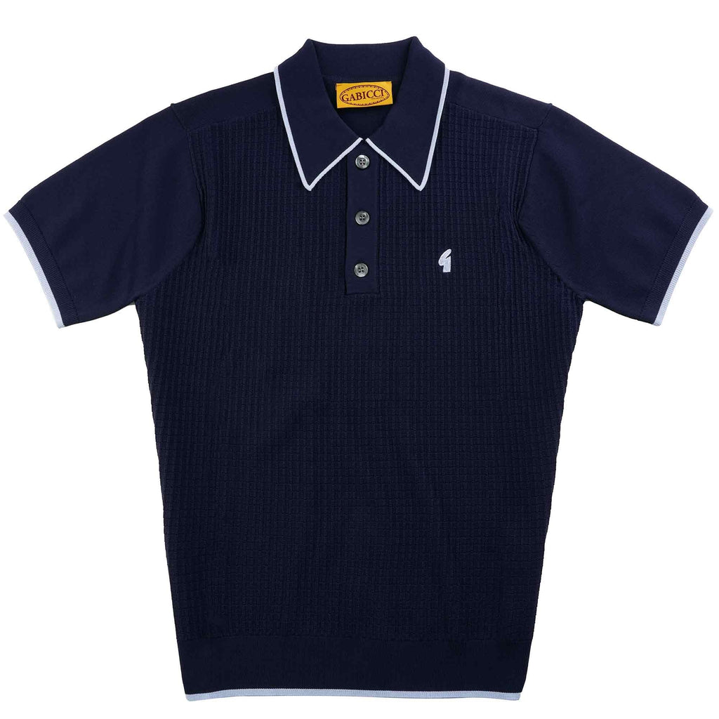 Gabicci Vintage Malcom Polo Shirt - Navy