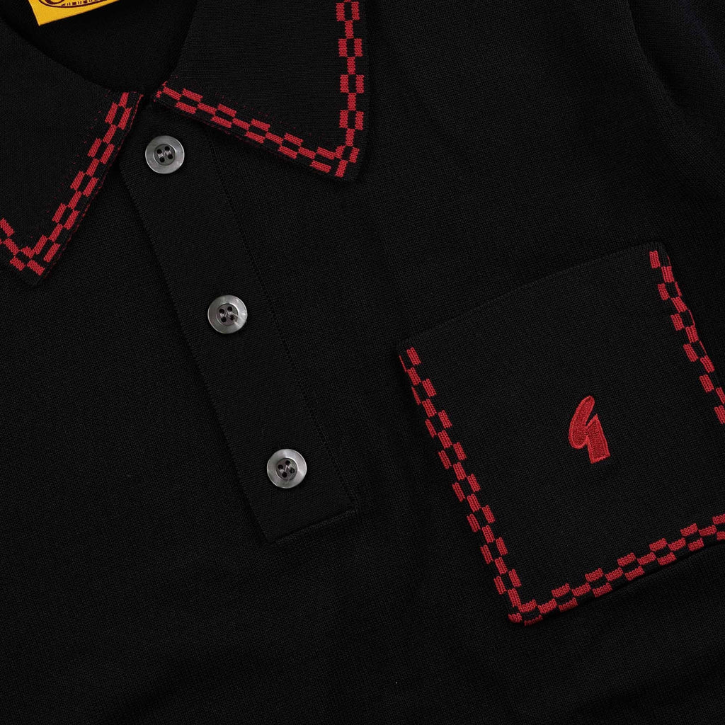 Gabicci Vintage Alexander Polo Shirt - Black